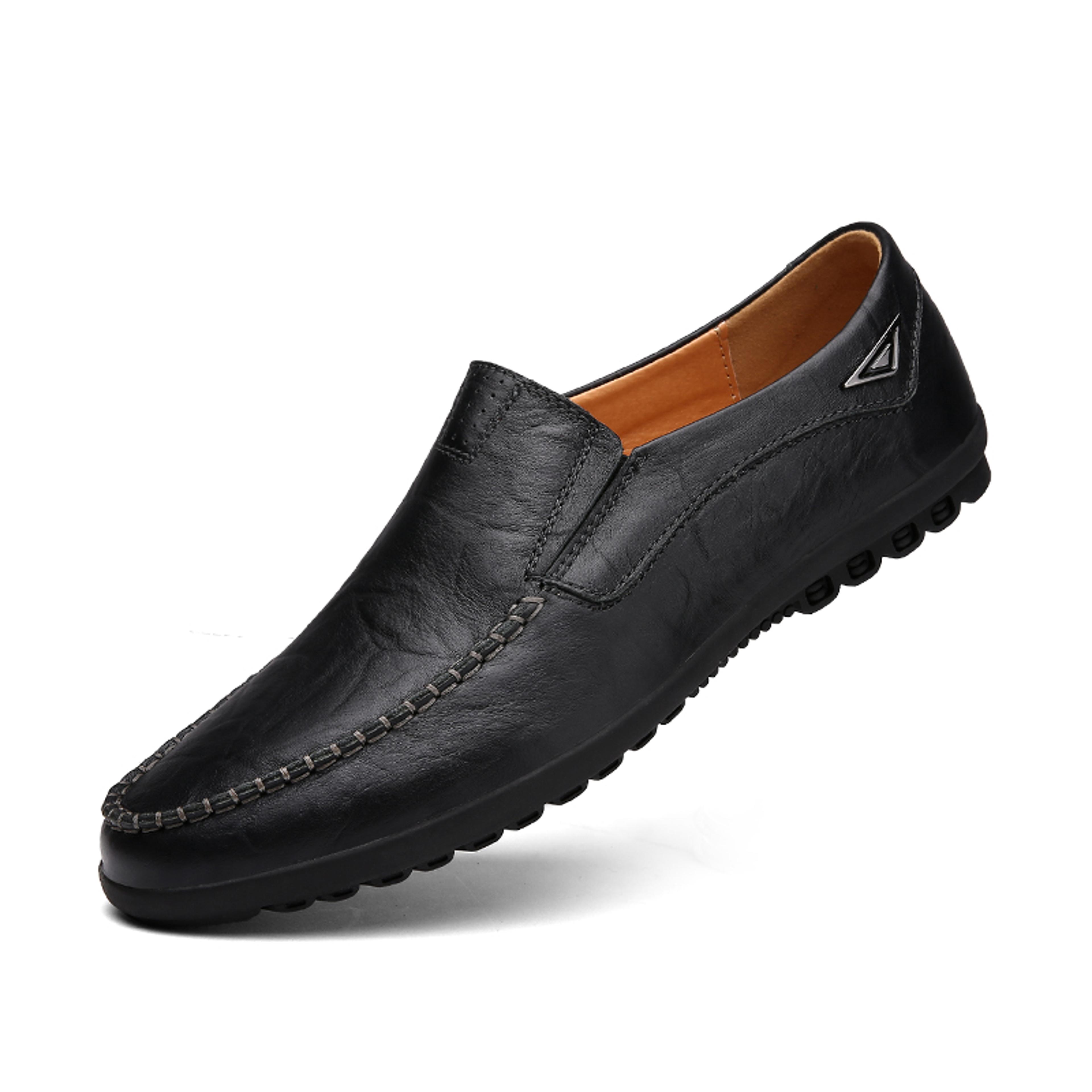 Comfortable Leather Shoes Mens Handmade Casual Loafers AntiSlip SlipOn Driving Shoes For Men 5
