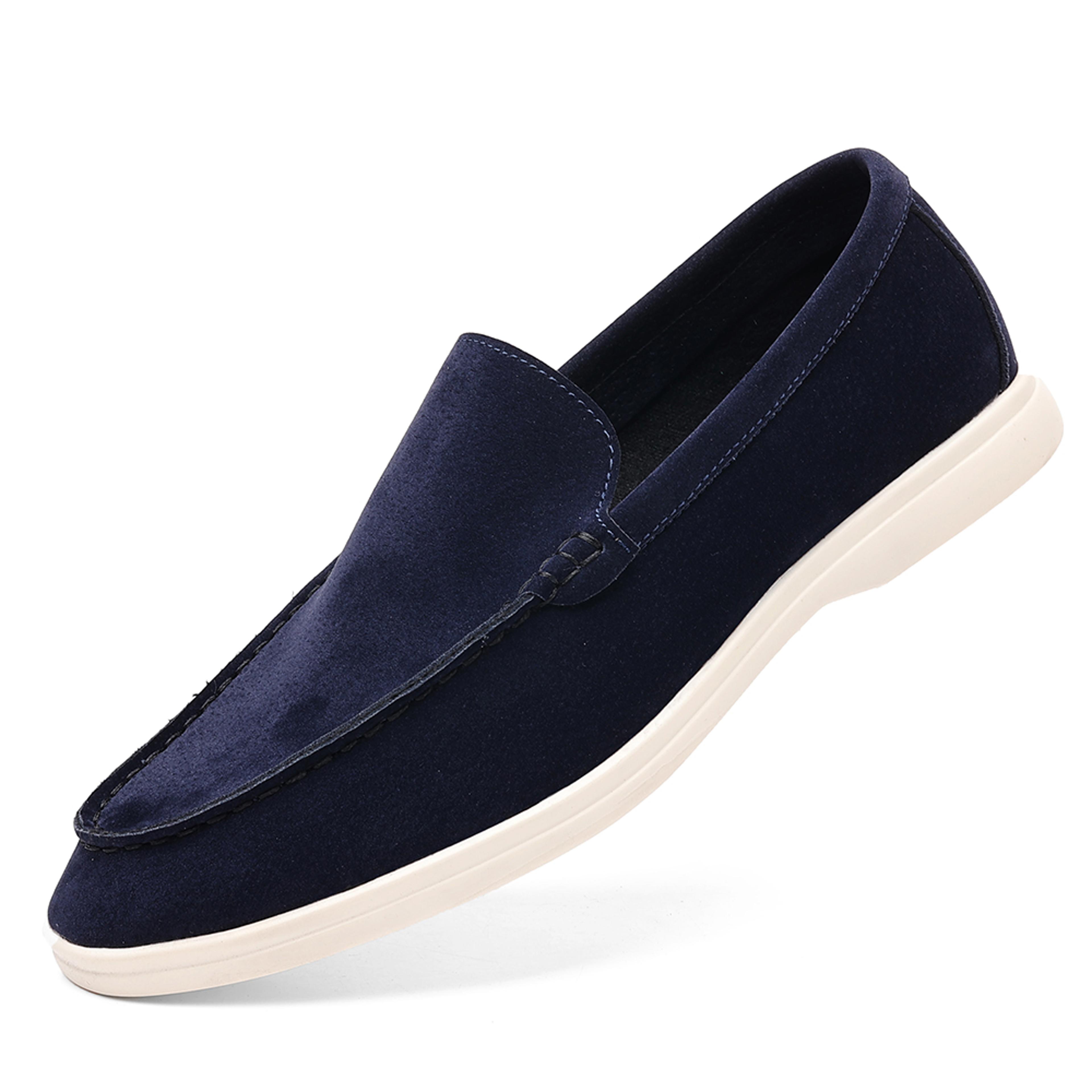 Mens British Loafers Retro Casual One Foot Casual Versatile Lazy Shoes 6