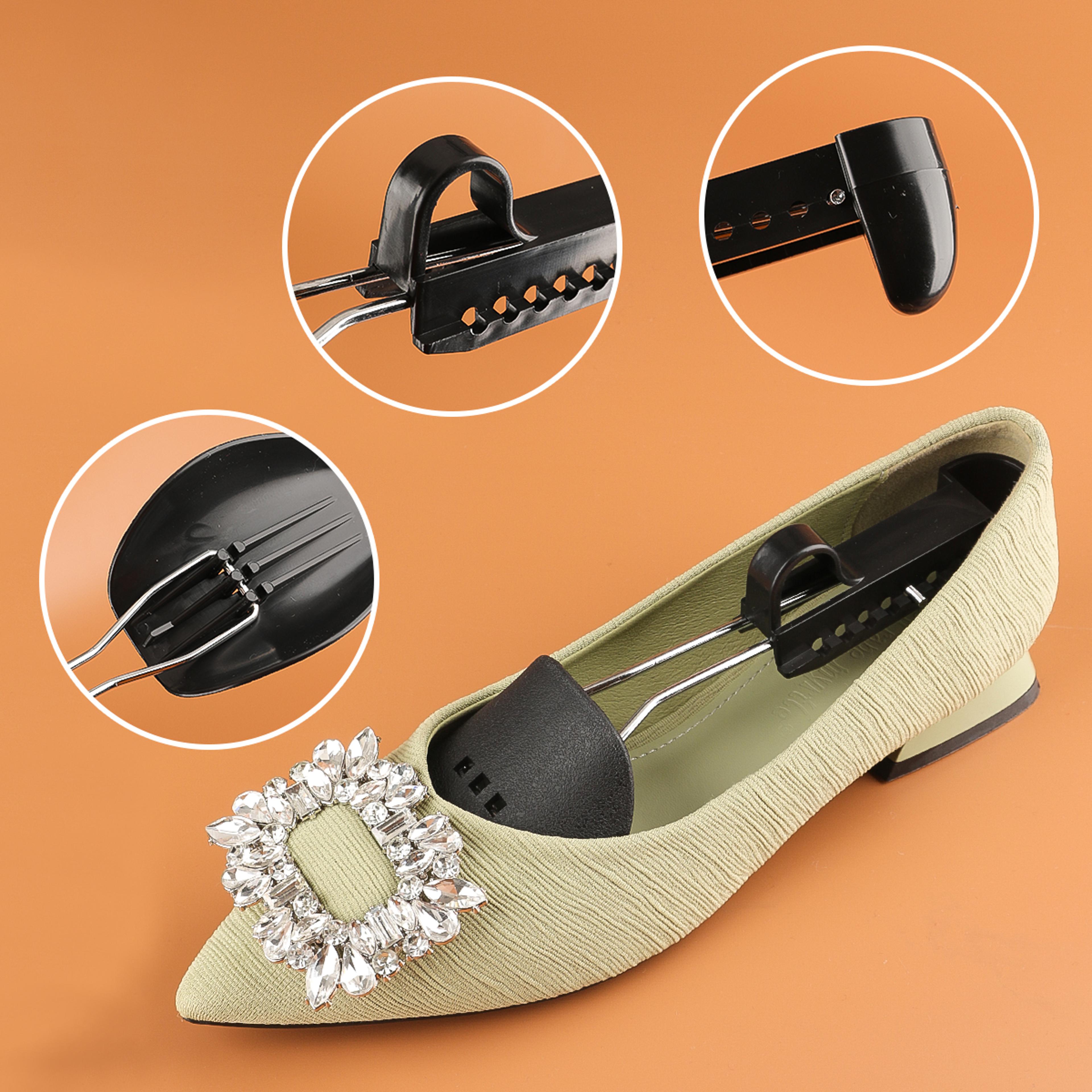 Adjustable Plastic Shoe Tree Shaper Shapes Brand New High Quality Pair For Women Men Unisex Fashion 3