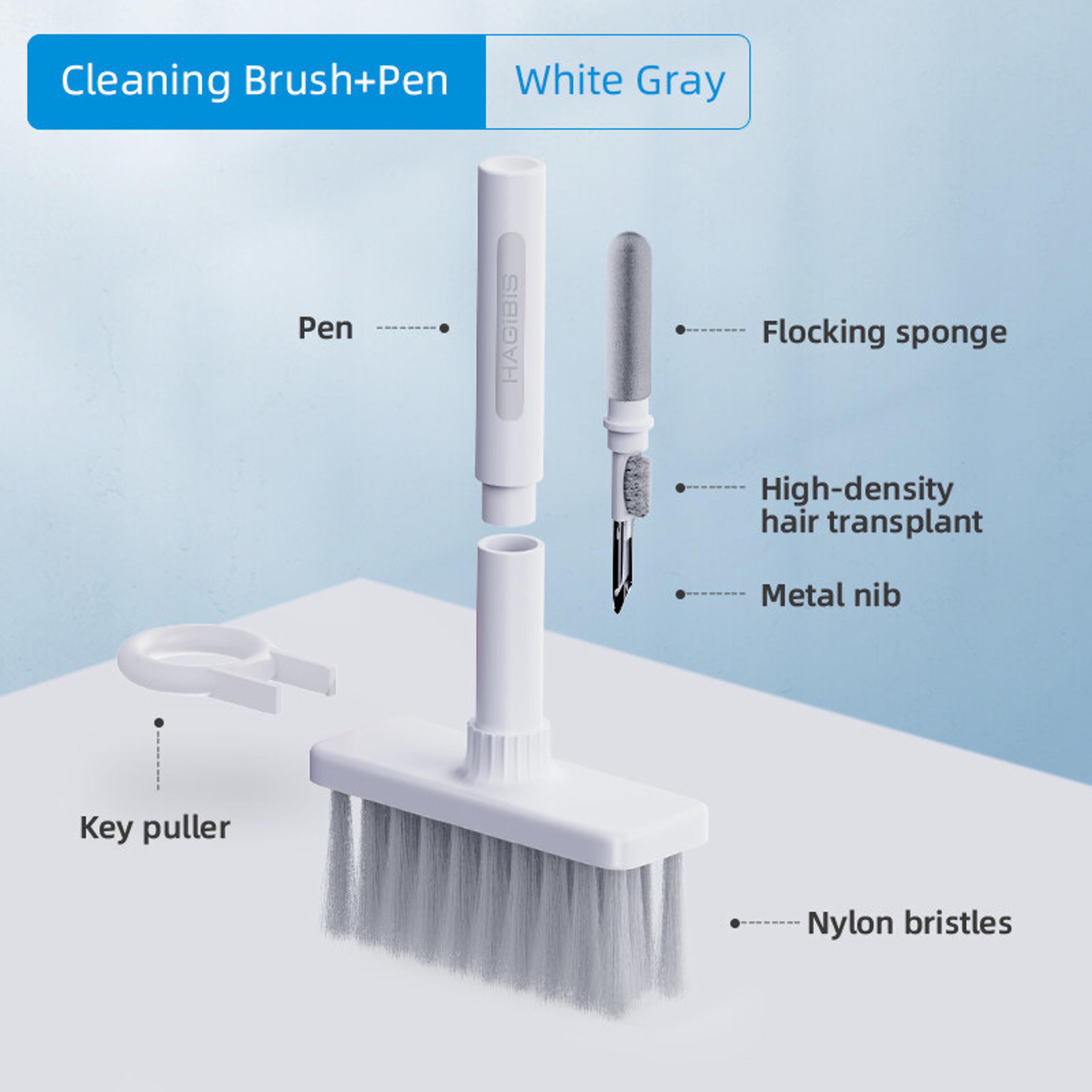 Keyboard Cleaner Brush Set Earphone Cleaning Tool Keycap Puller Kit For PC  Airpods Cleaning 7