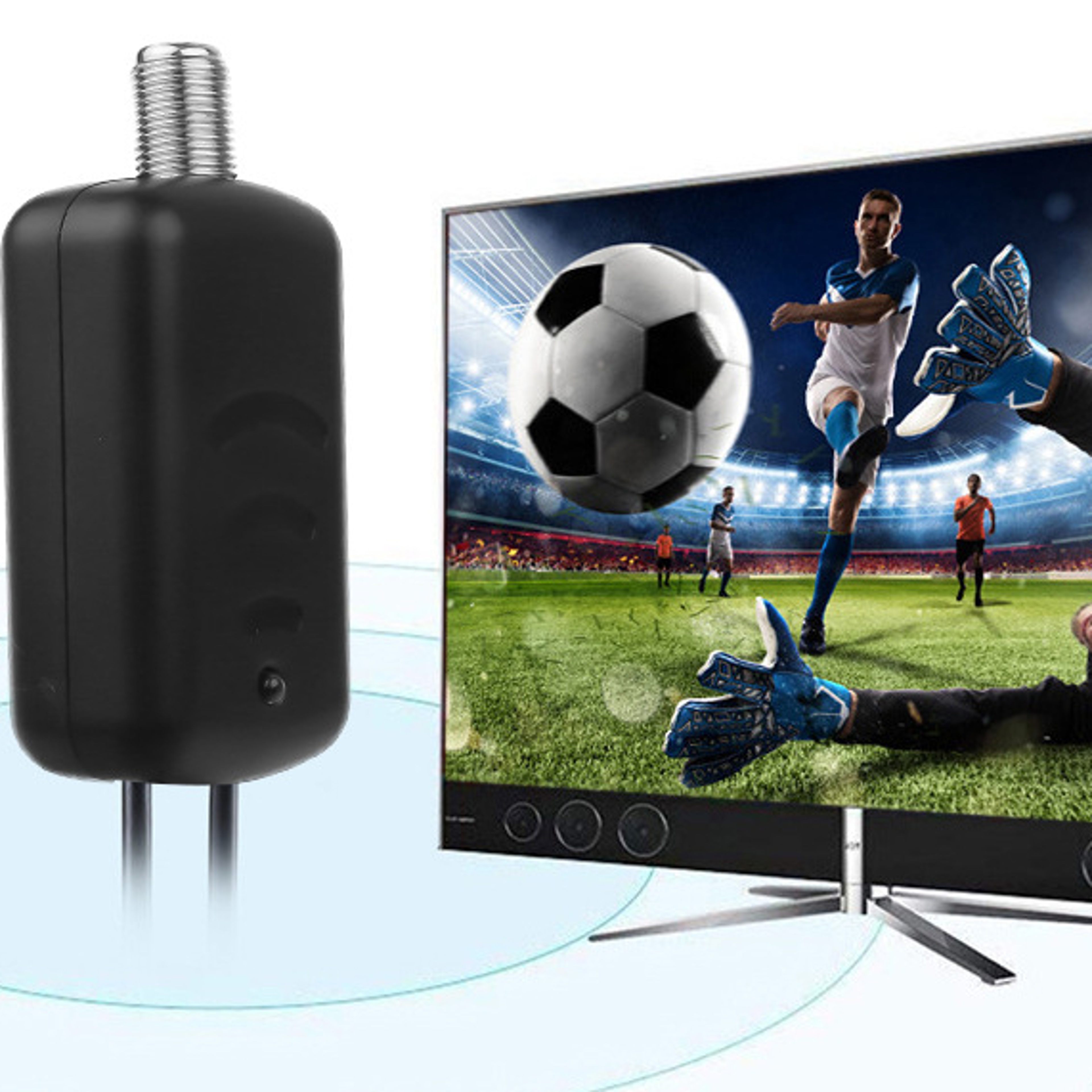 enhance signal stability with high-definition digital tv antenna amplifier, low-noise booster, high-gain signal receiver