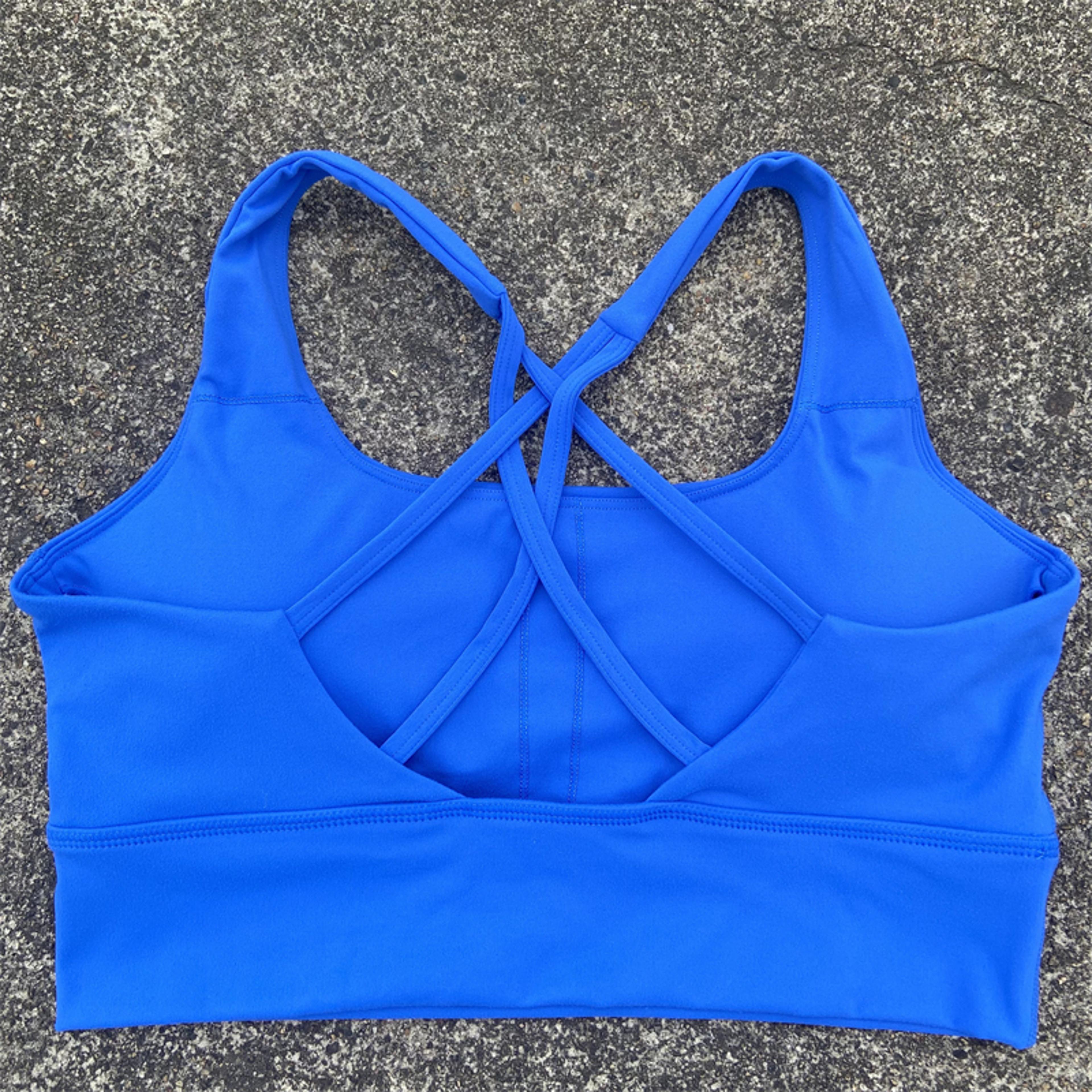 Yoga Vest Women Cross Straps Sports Bra Gym High Impact Fitness Bralette Push Up Running Underwear 6