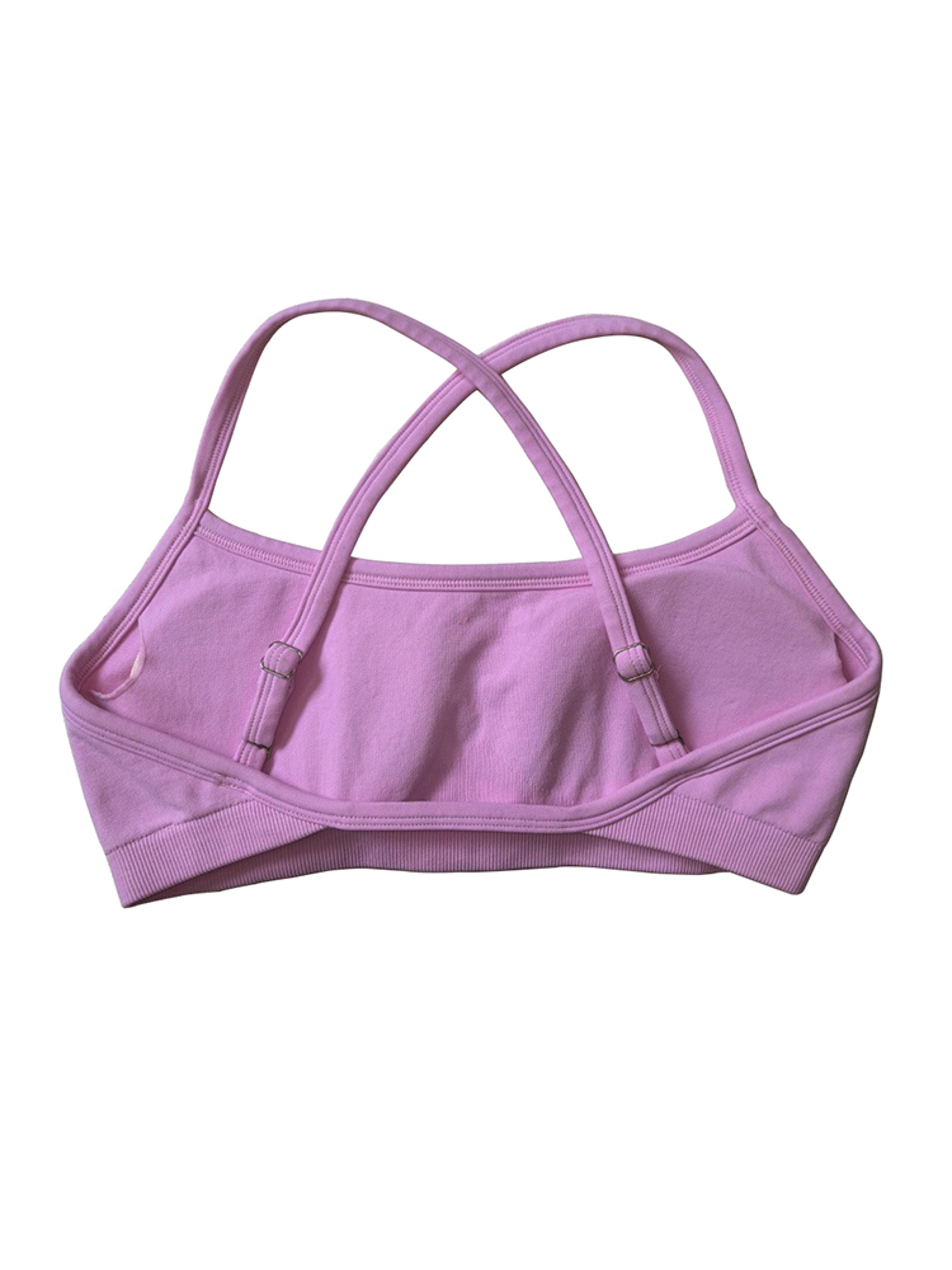 Women Seamless Sports Bra Yoga Top Back Cross Fitness Bra Gym Active Wear Workout Pushup Running Un 5