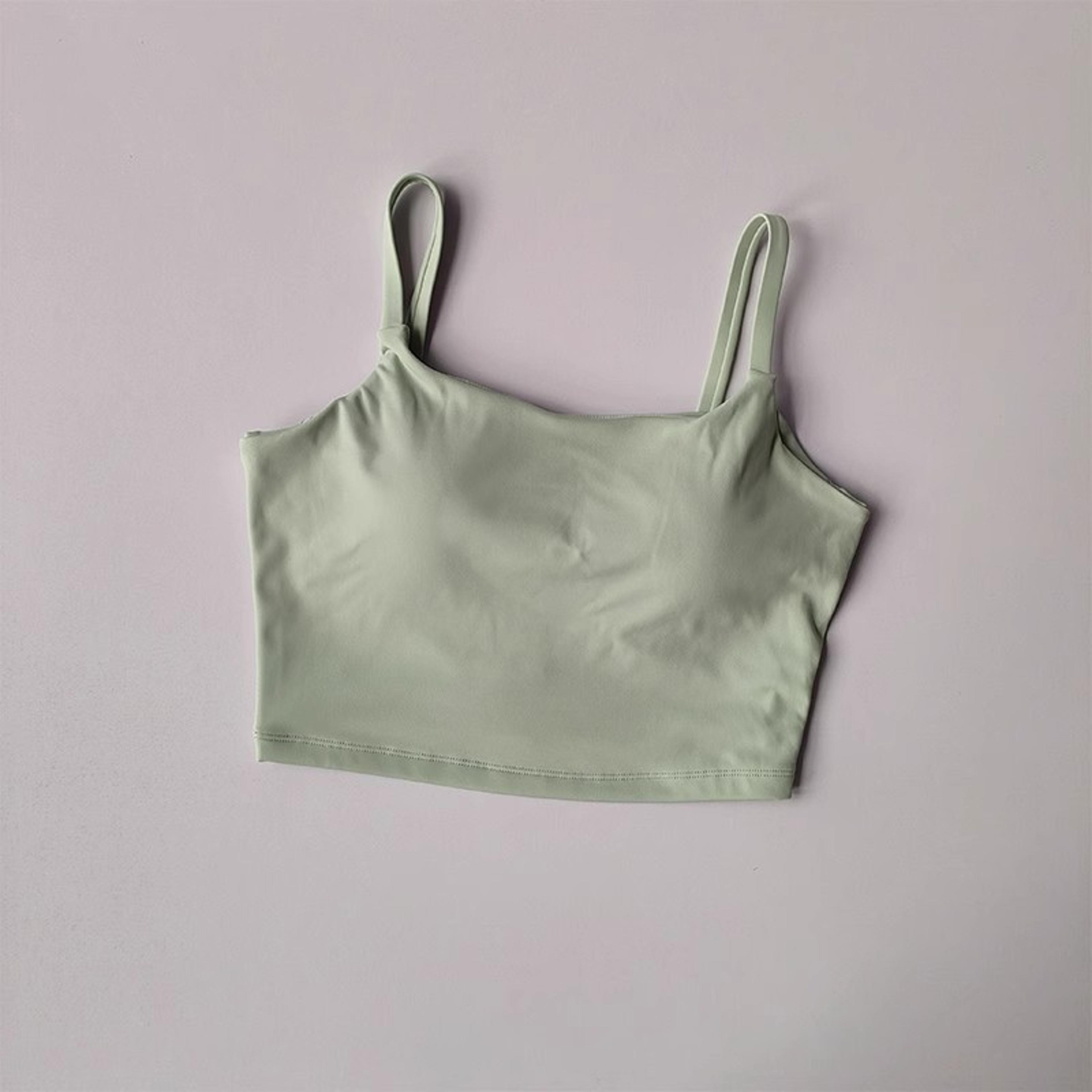 Breathable Sports Bra Top For Women Push Up Fixed Padded Gym Bra Yoga Fitness Vest Running Sports U 6