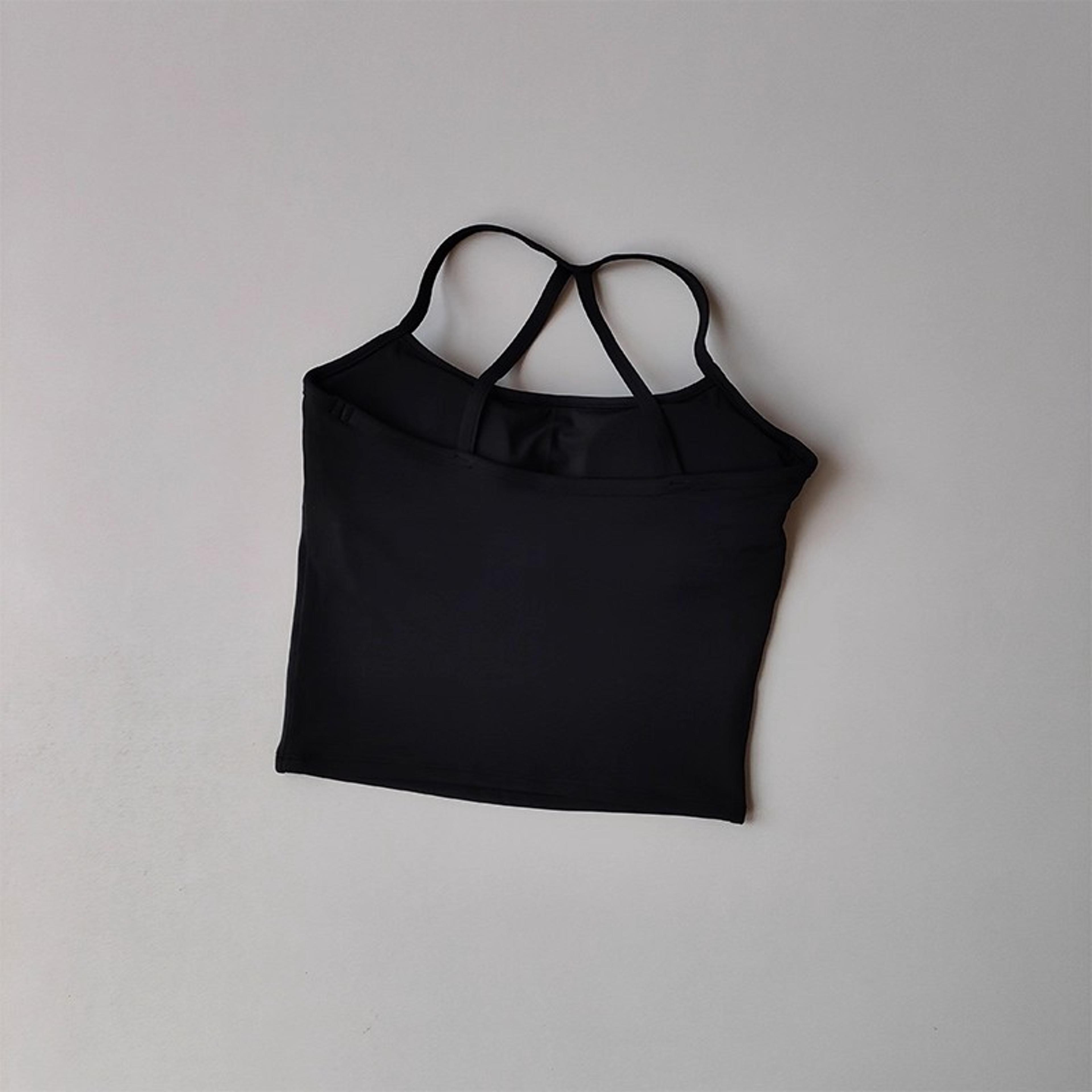 Womens Sports Bra Cross Back Gym Tank Top PushUp Workout Bra Comfortable Naked Feeling Fitness Wear 4