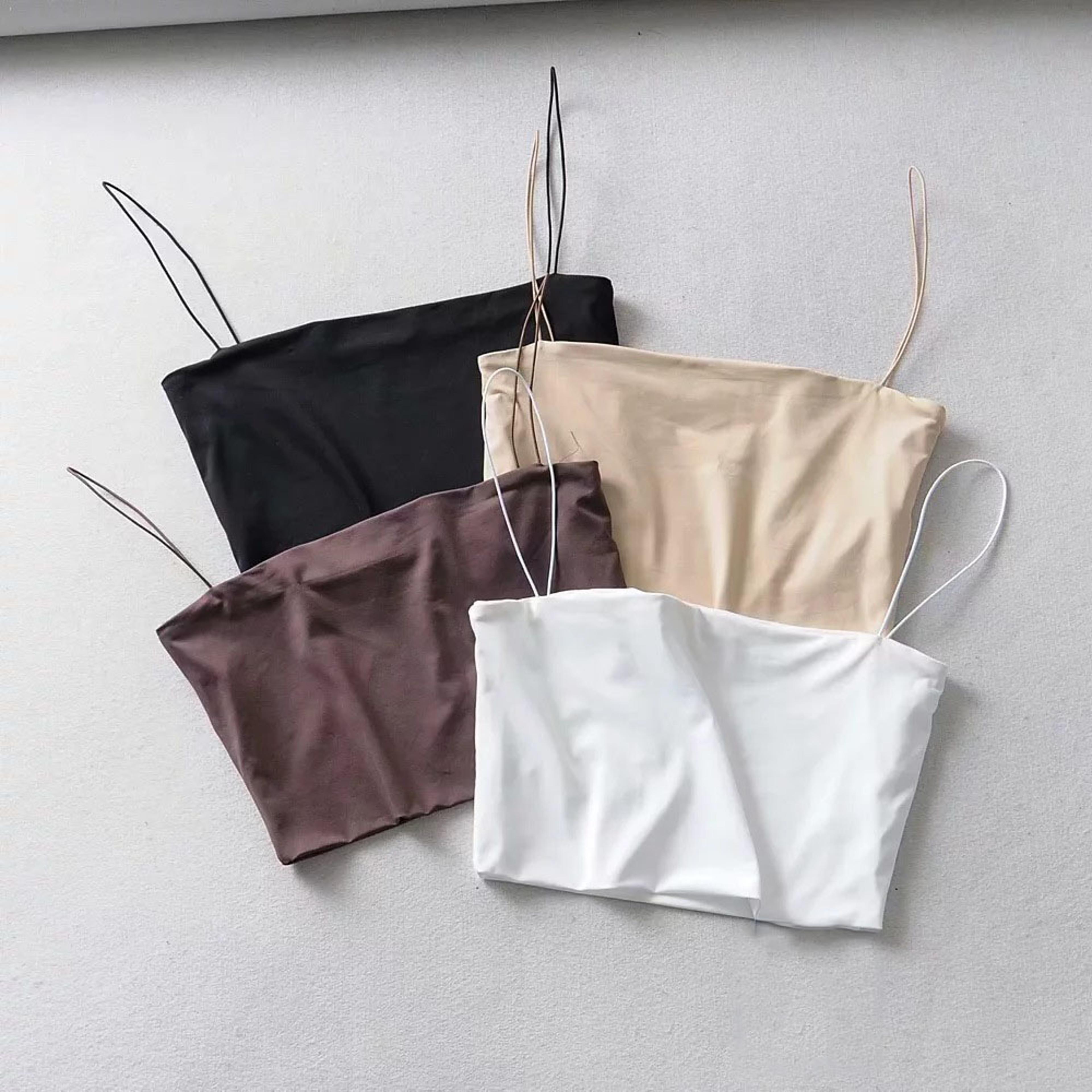 Sexy Elastic Cotton Camis Summer Womens Crop Top Sleeveless Short Tank Top Bar Perfect For Hot Weat 2