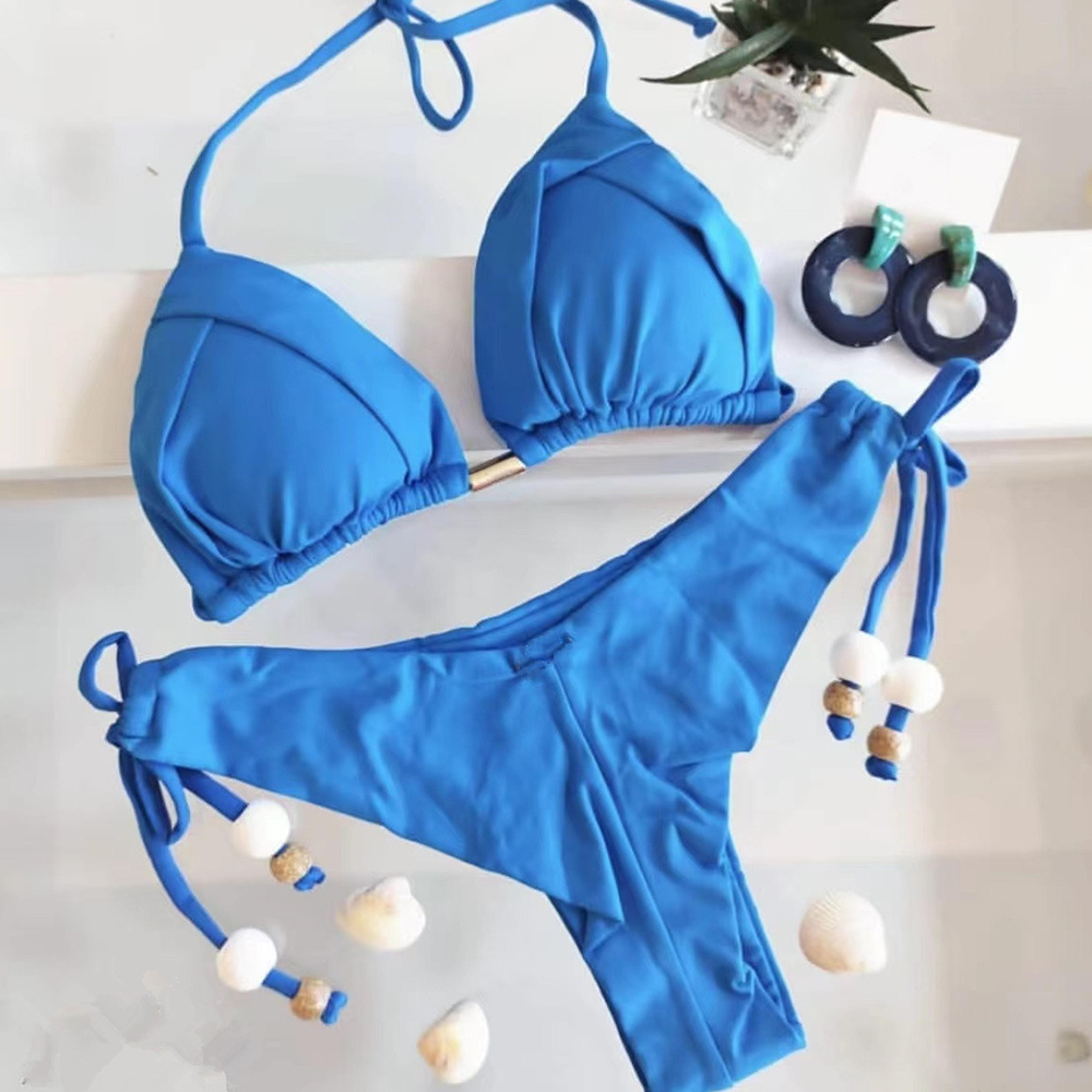 Brazilian Bikinis Swimwear Triangle Bathing Suit For Women Push Up Swimsuit Beach Bikini Set 3