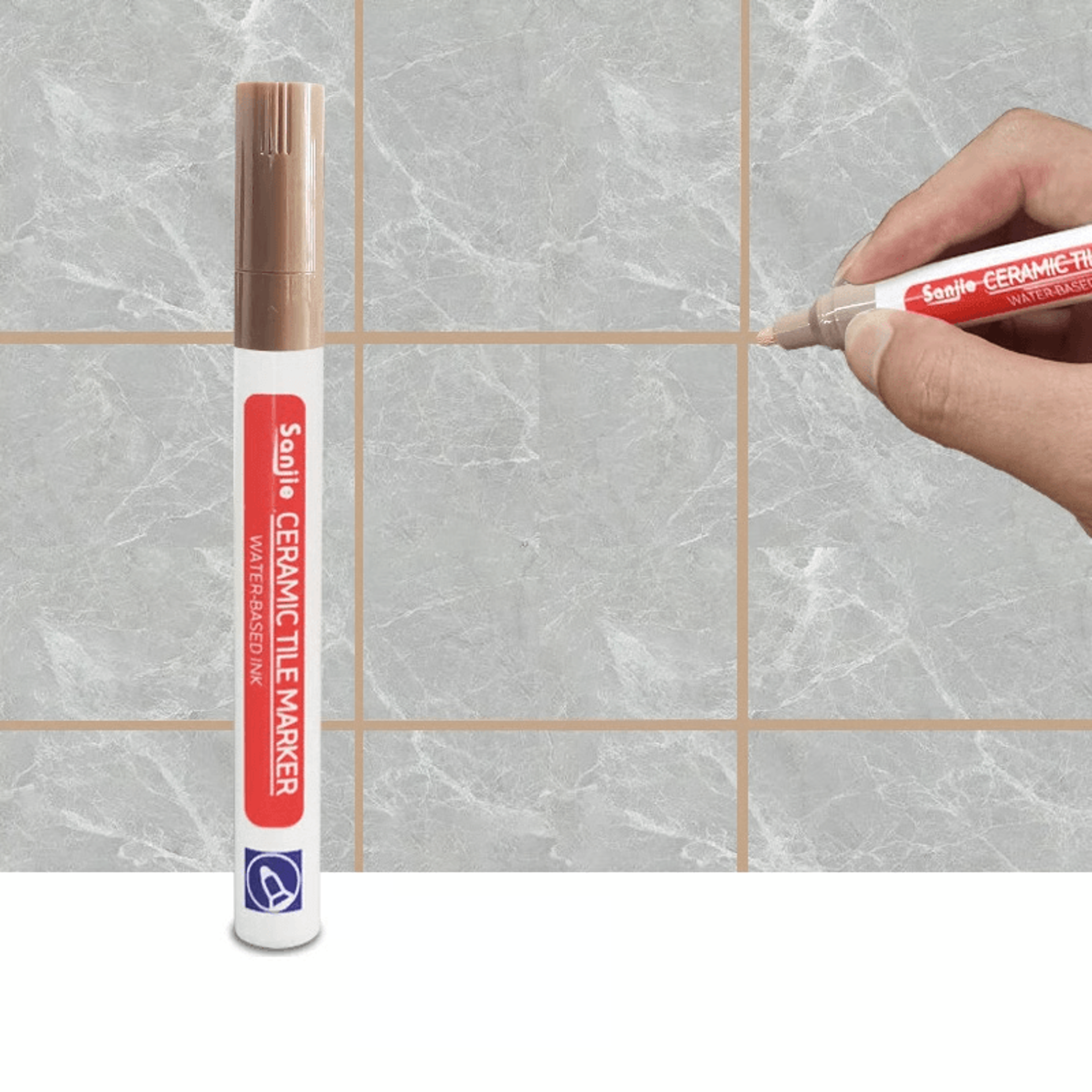 Tile Grout Repair Marker  Waterproof Seam Fix Pen For Bathroom  Kitchen 9