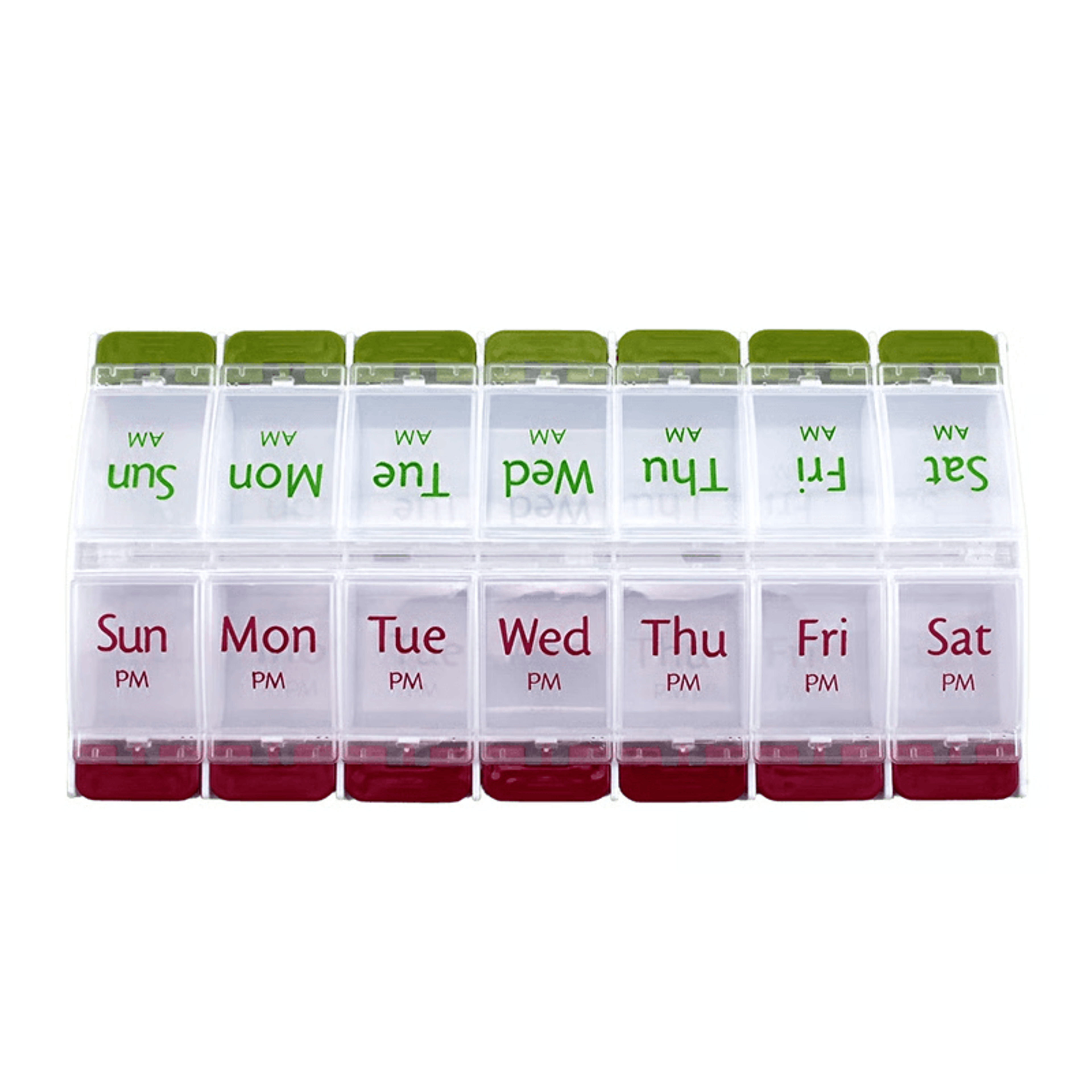 Extra Large Pill Organizer Weekly Box 2 Times A Day Storage Case For Medication Vitamins Supplement 4