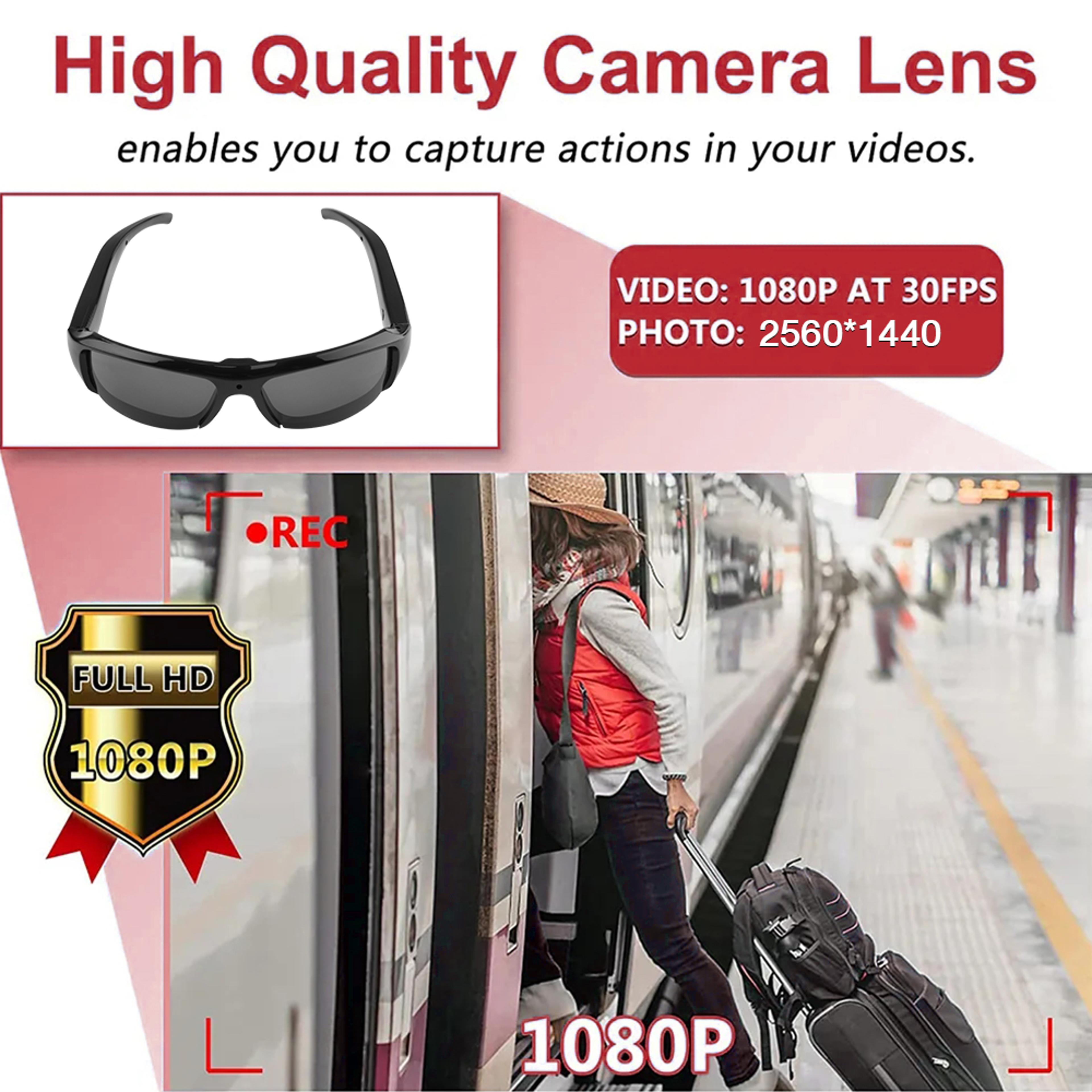 Mini Glasses Camera Portable Wearable Sunglasses Recorder Outdoor Sports Security Camcorder 4