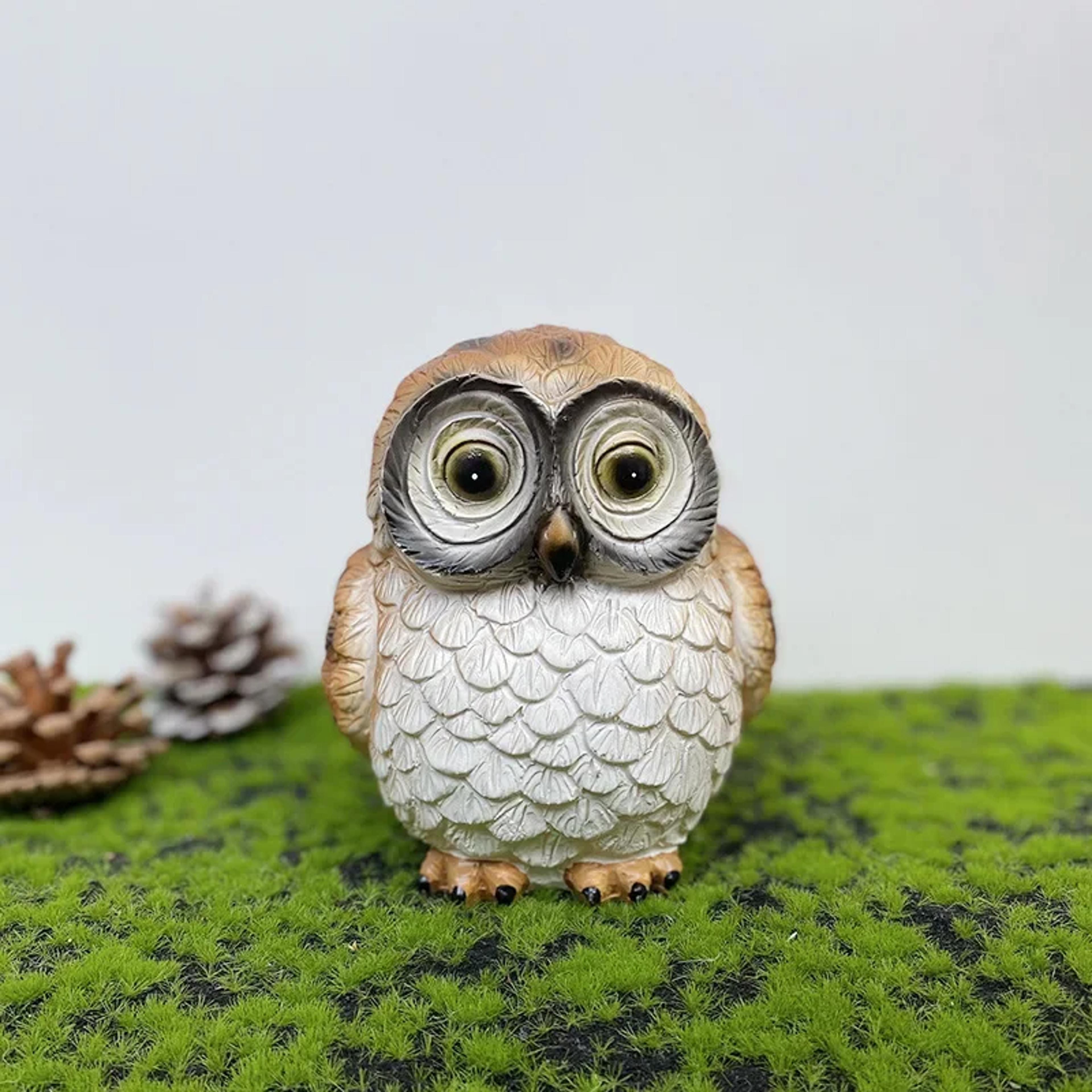 LED Solar Powered Light Solar Garden Lamp Owl Night Lights Outdoor Waterproof Garden Lawn Courtyard 6