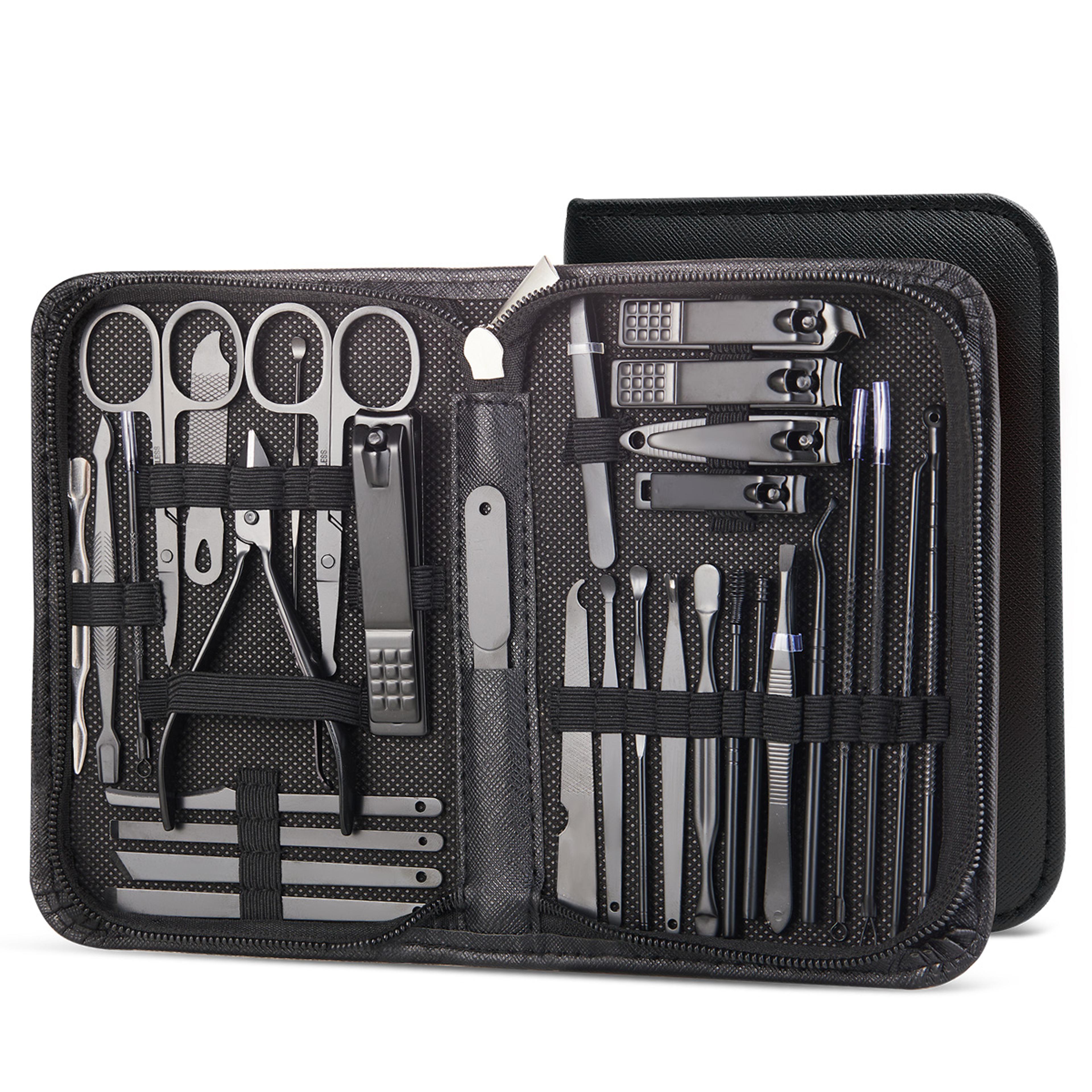 Professional Nail Scissors Grooming Kit Stainless Steel Manicure Set Pedicure Kit Beauty Tools Cutt 7