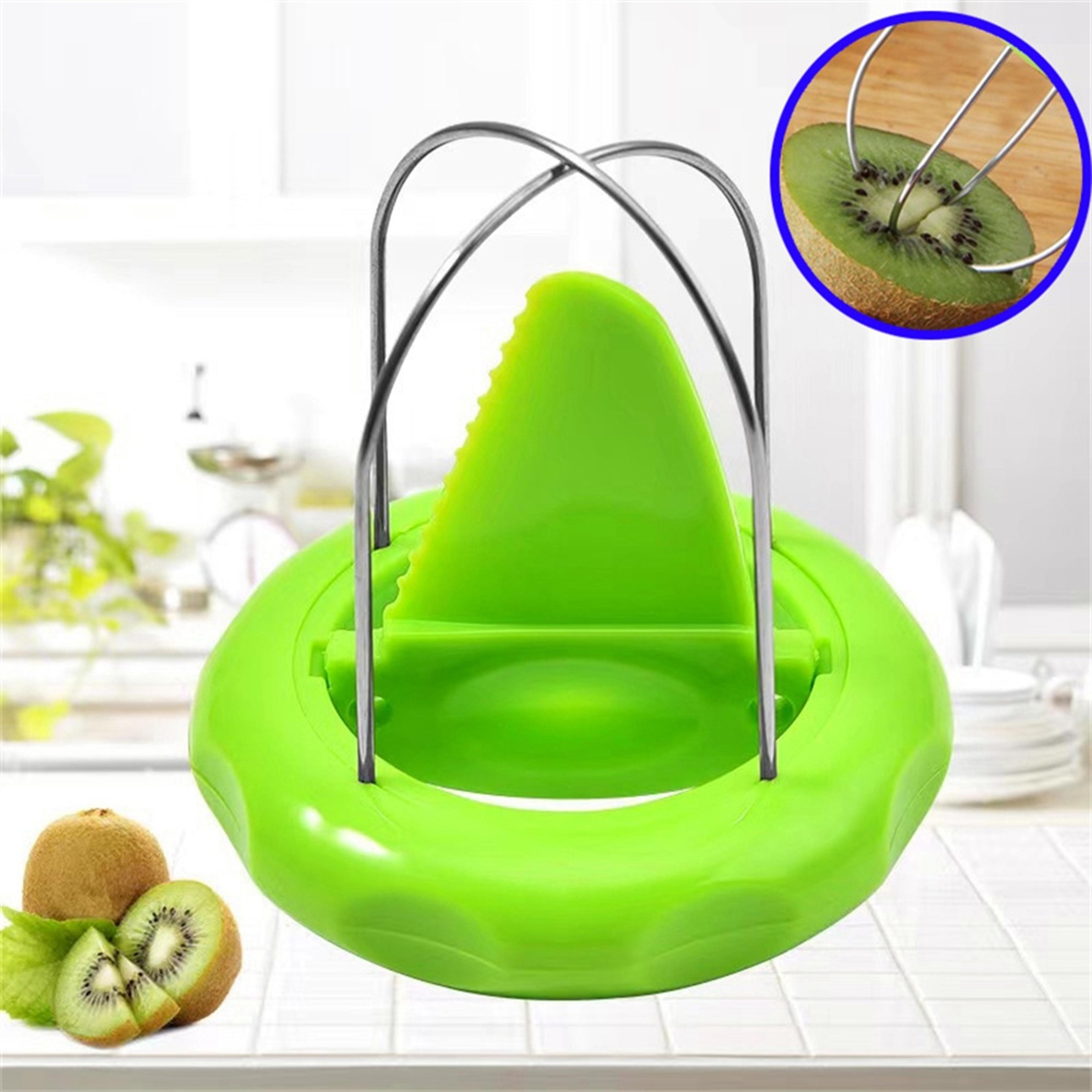 kitchen detachable creative gadgets, fruits salad maker accessories, kiwi cutter peeler slicer, stainless steel lemon