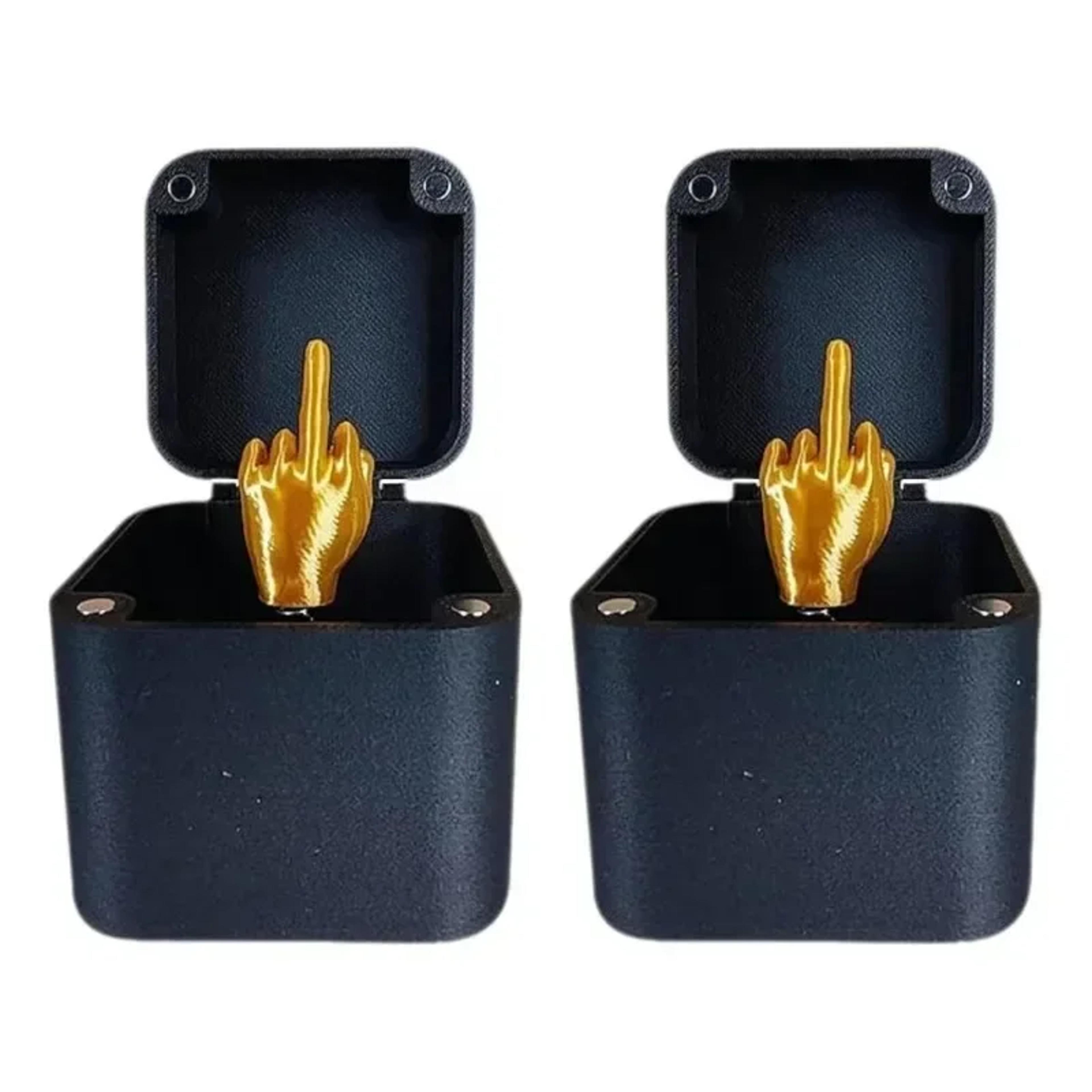 Middle Finger PopUp Gift Box Creative Desk Decor Novelty Christmas Funny Prank Gift 4