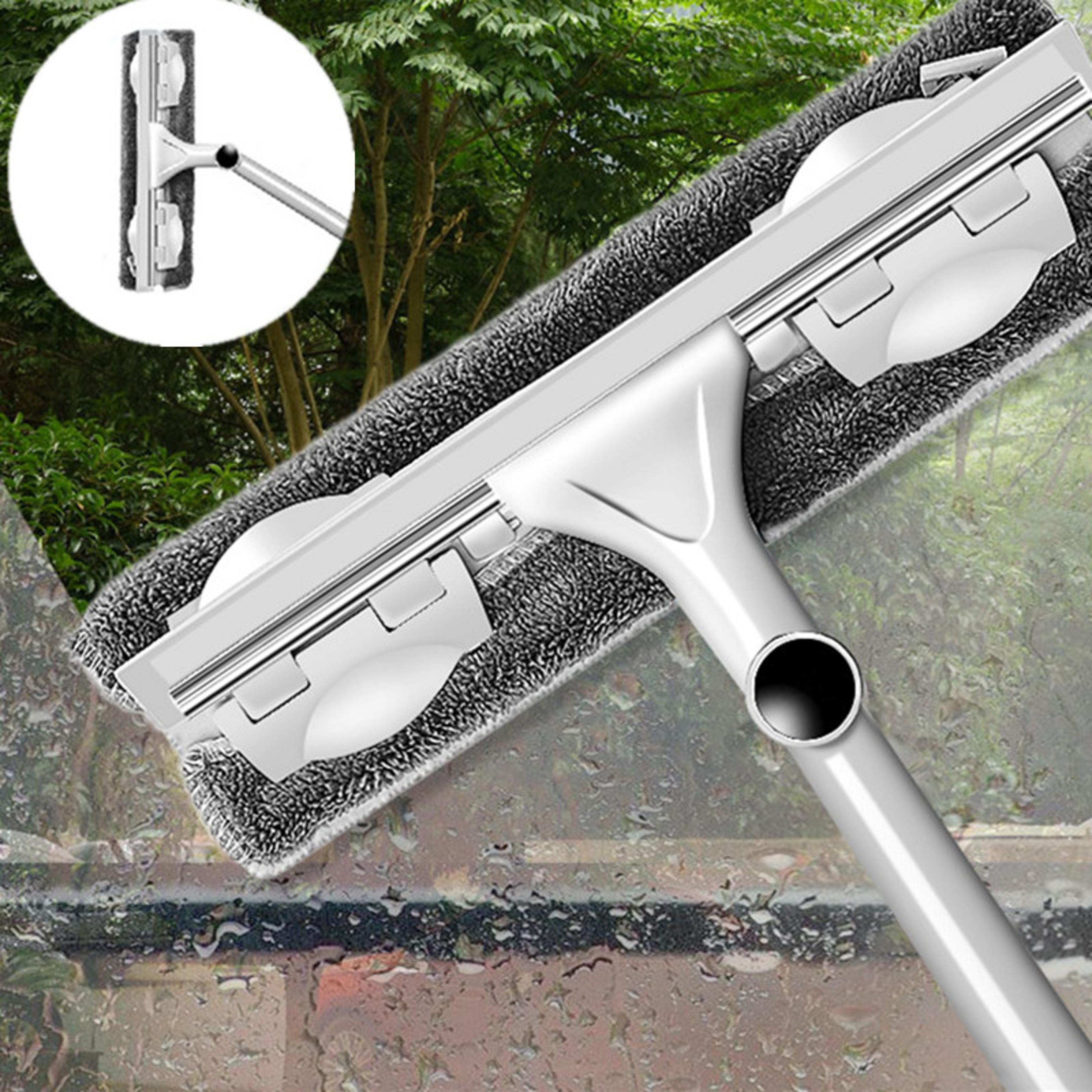 washing window brush cleaner telescopic rod for home window cleaning