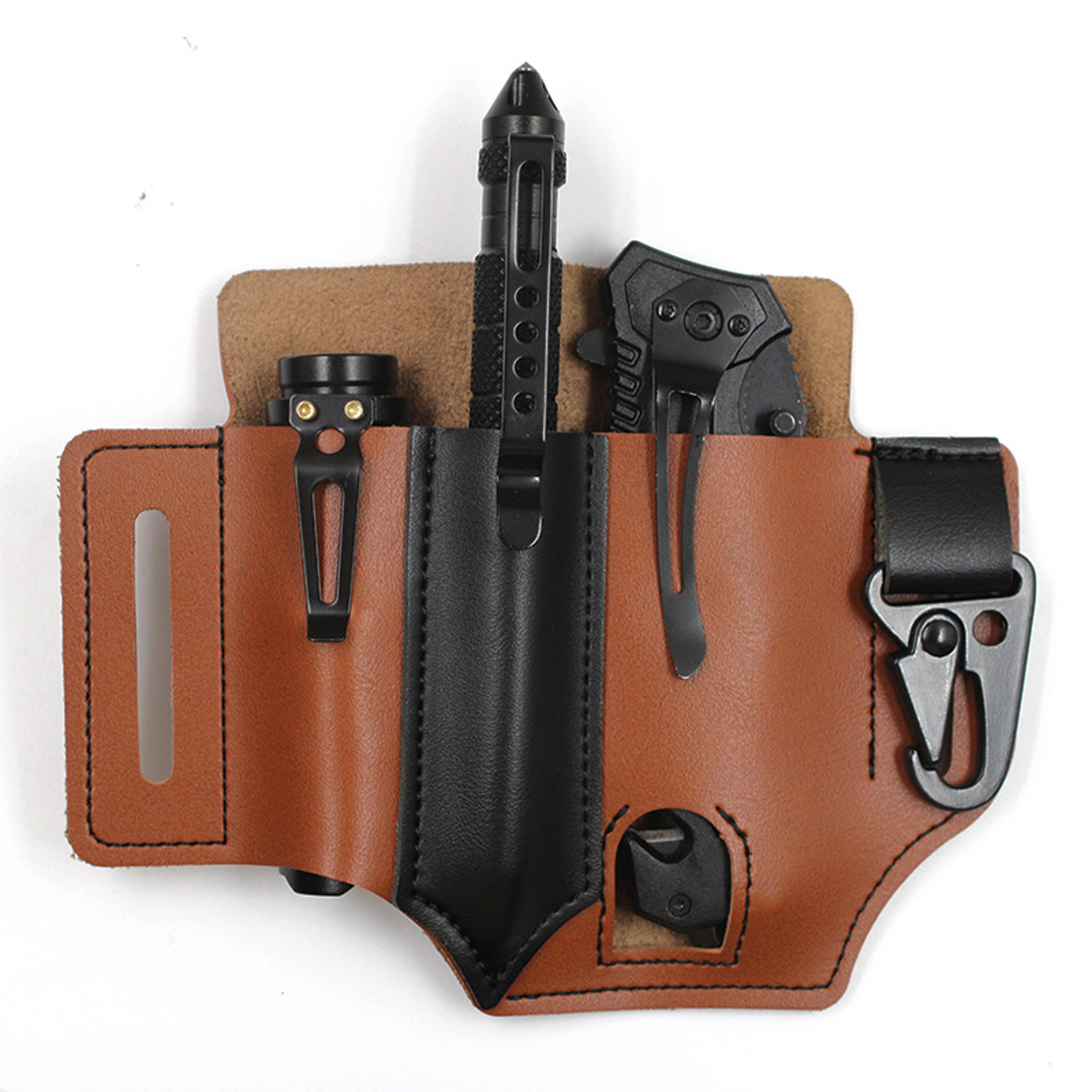 Universal Belt Storage Cover Case Knife Tactical Pen Holster Outdoor EDC Tool 4