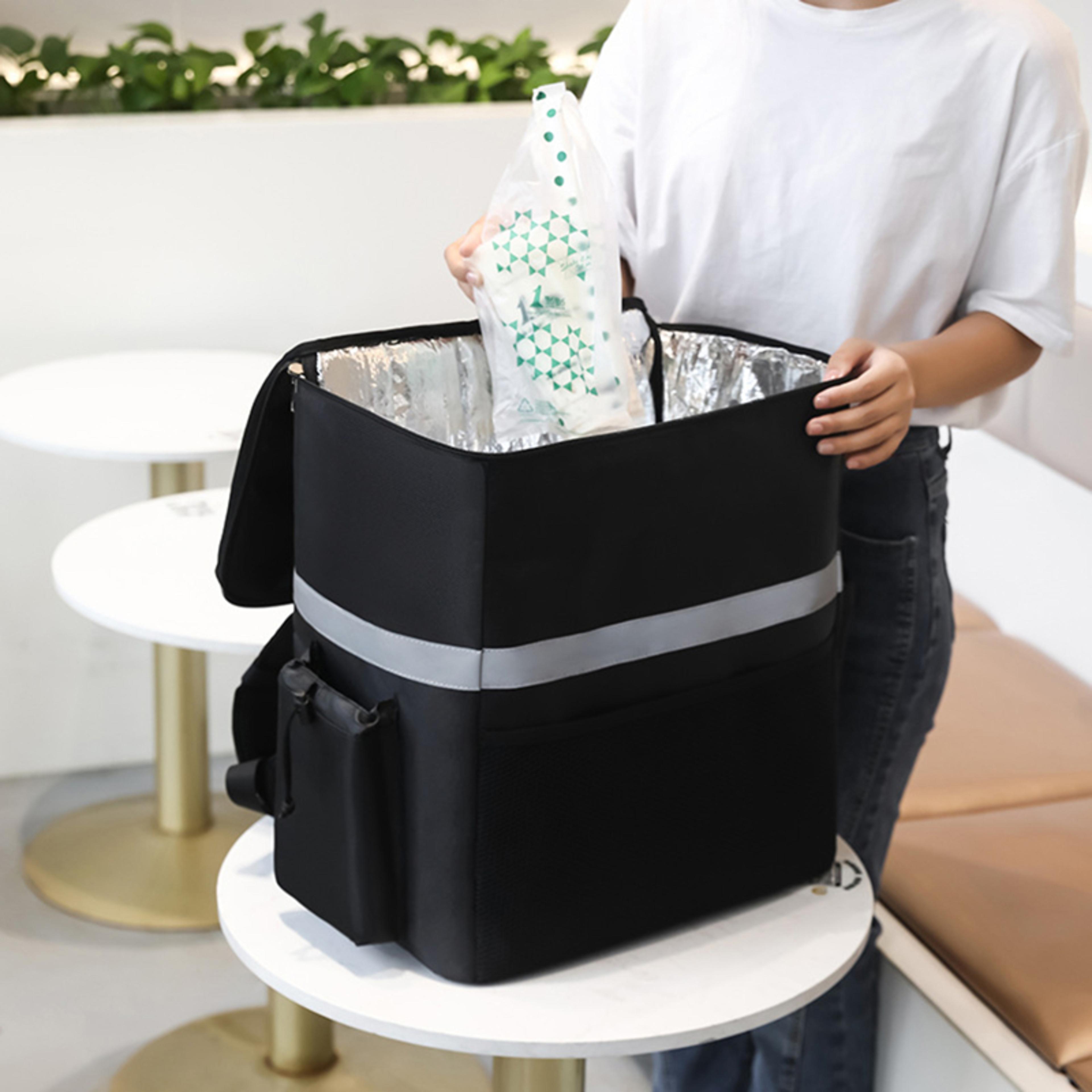 Cooler Bag Refrigerator Box Extra Large Thermal Food Bag Insulated Fresh Keeping Food Delivery Back 1