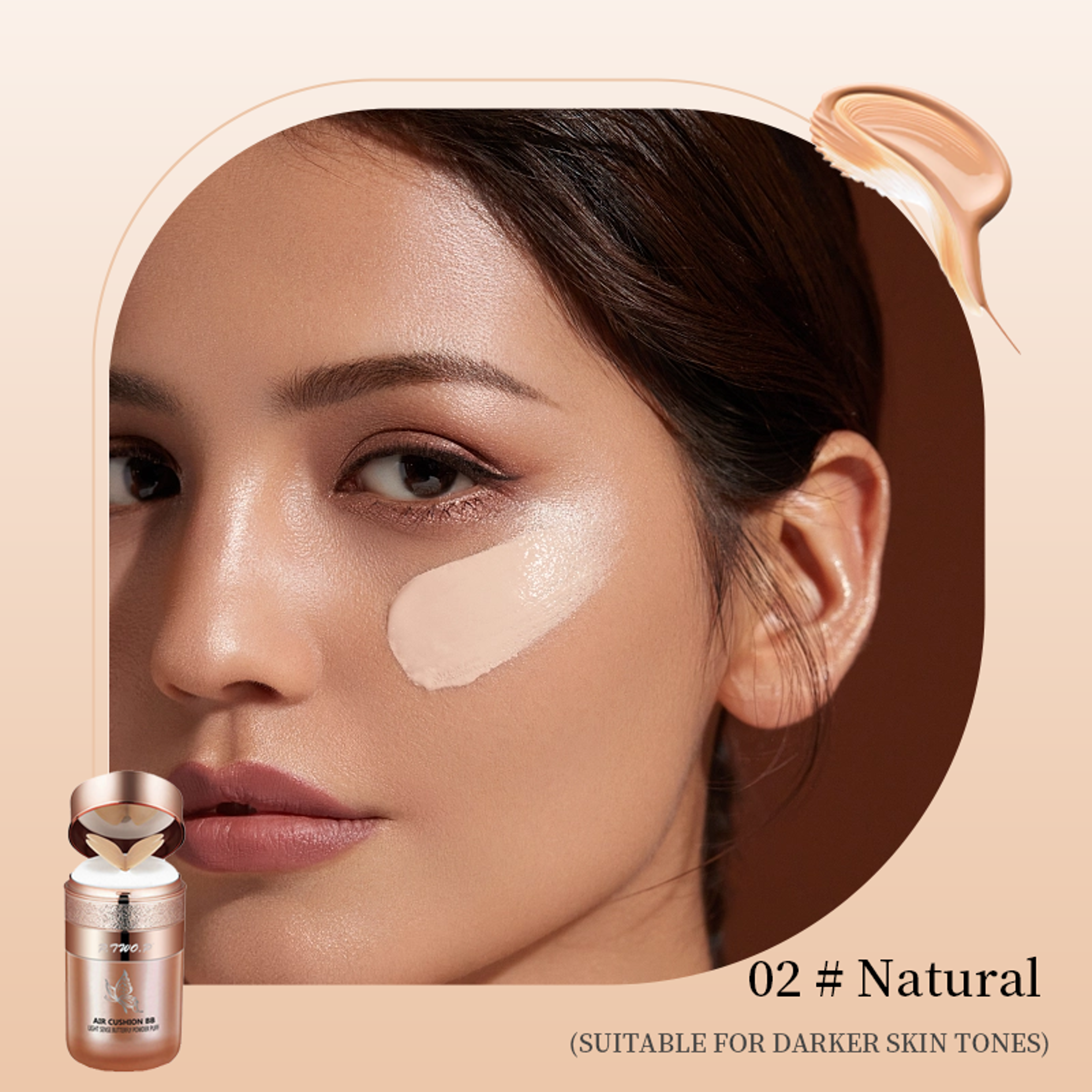 Moisturizing Foundation Concealer Whitening Air Cushion BB Cream Makeup 7