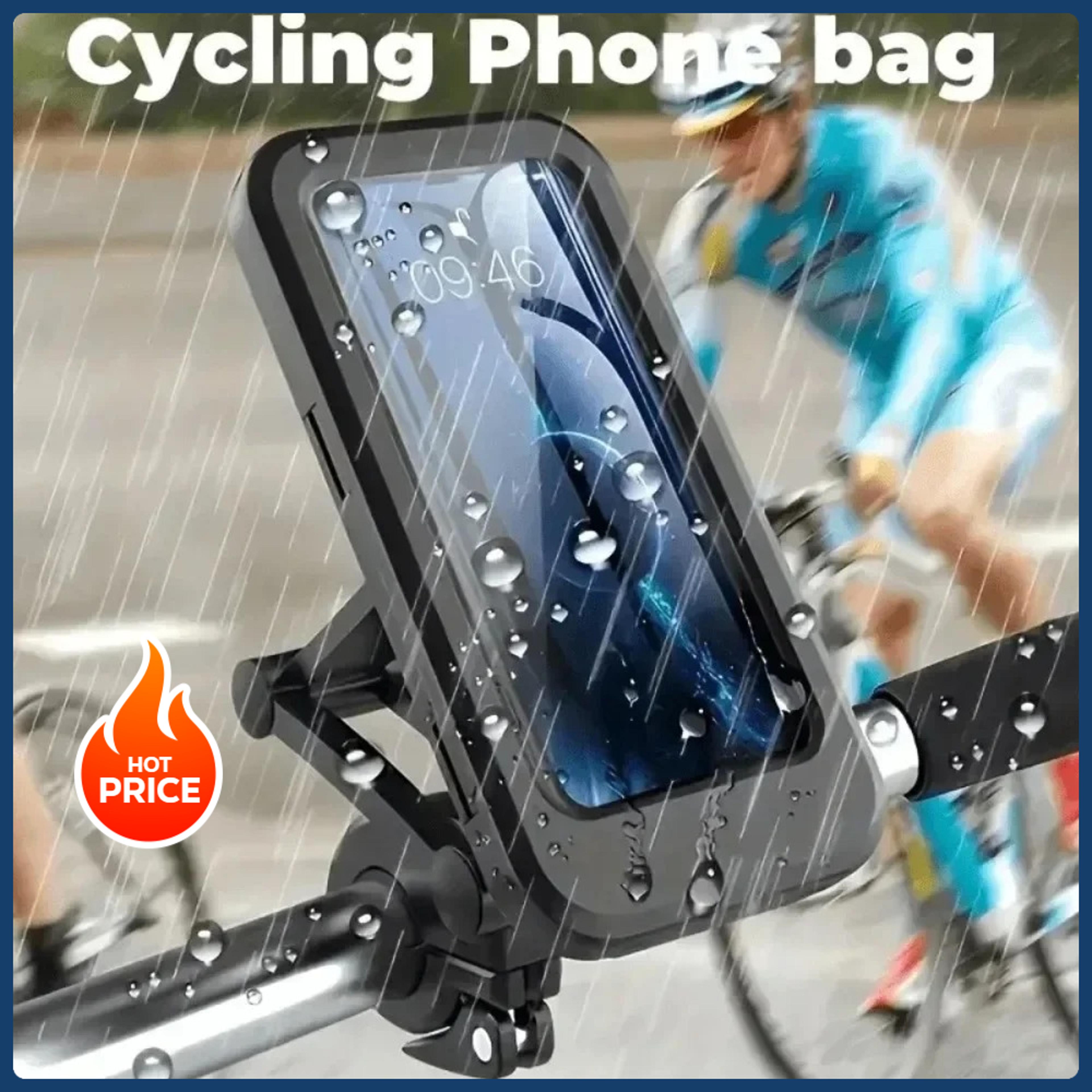 Magnetic Riding Mobile Phone Bag Adjustable Waterproof Phone Holder For Motorcycles And Bicycles 1