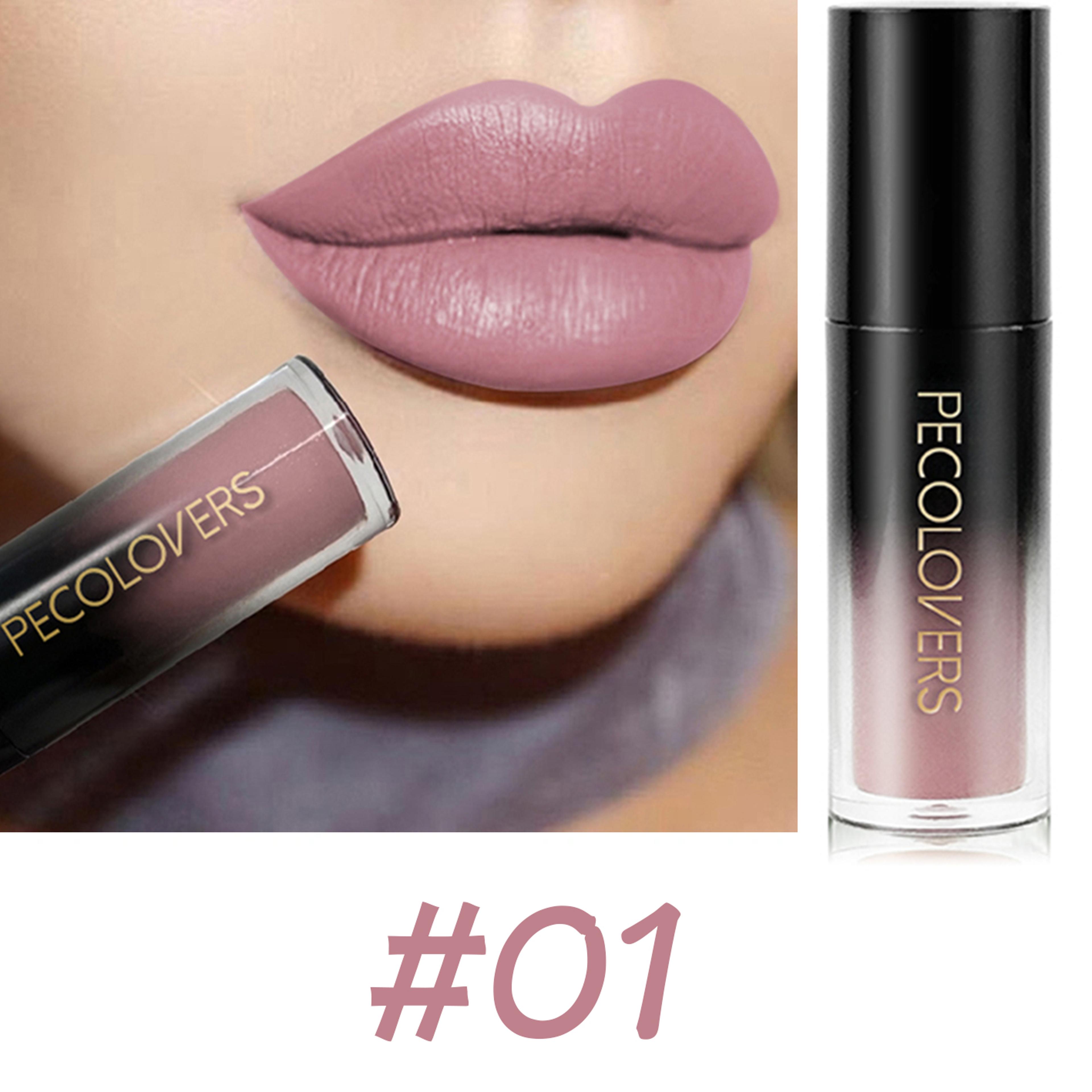 Best Lip Makeup Color Sexy Matte Long Lasting Lip Gloss Liquid Lipstick 4