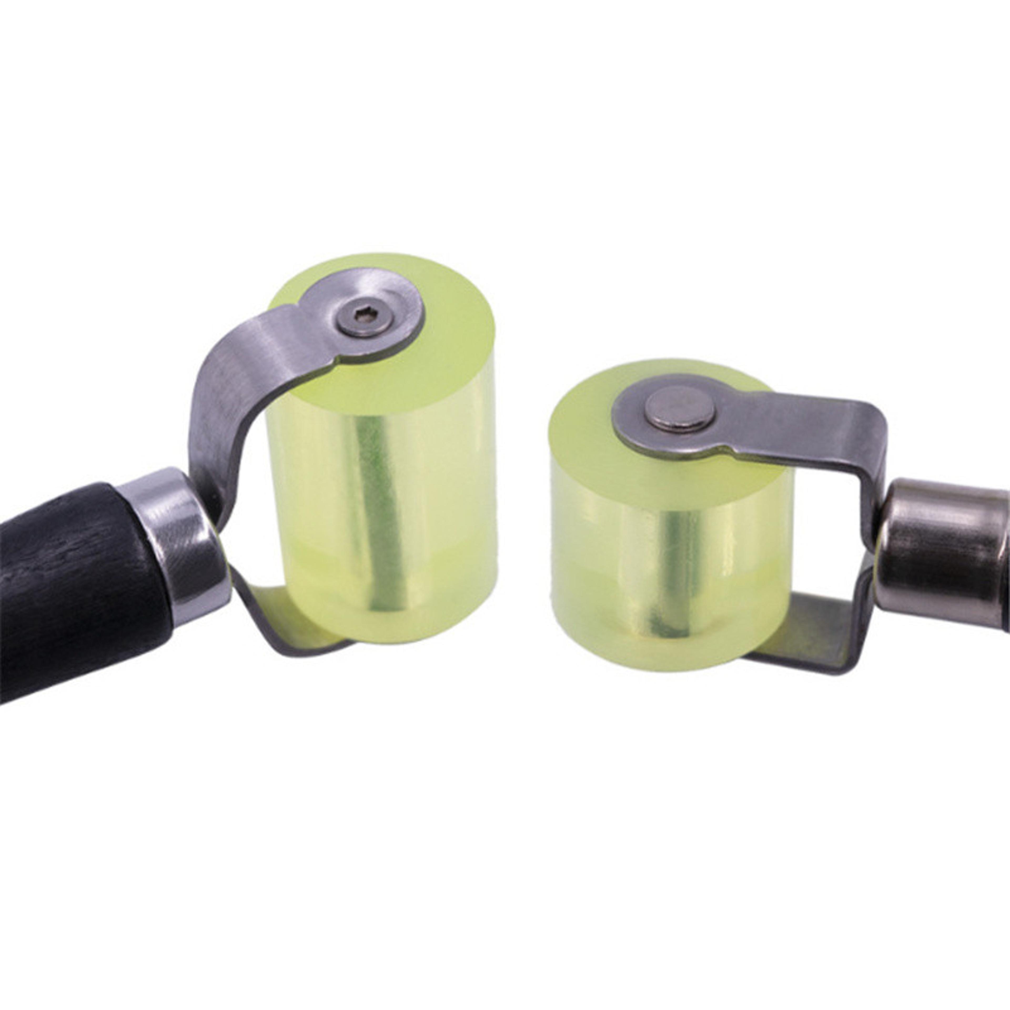 Sound Deadening Tool Durable Car Soundproofing Pressure Roller Black Rubber Roller 3