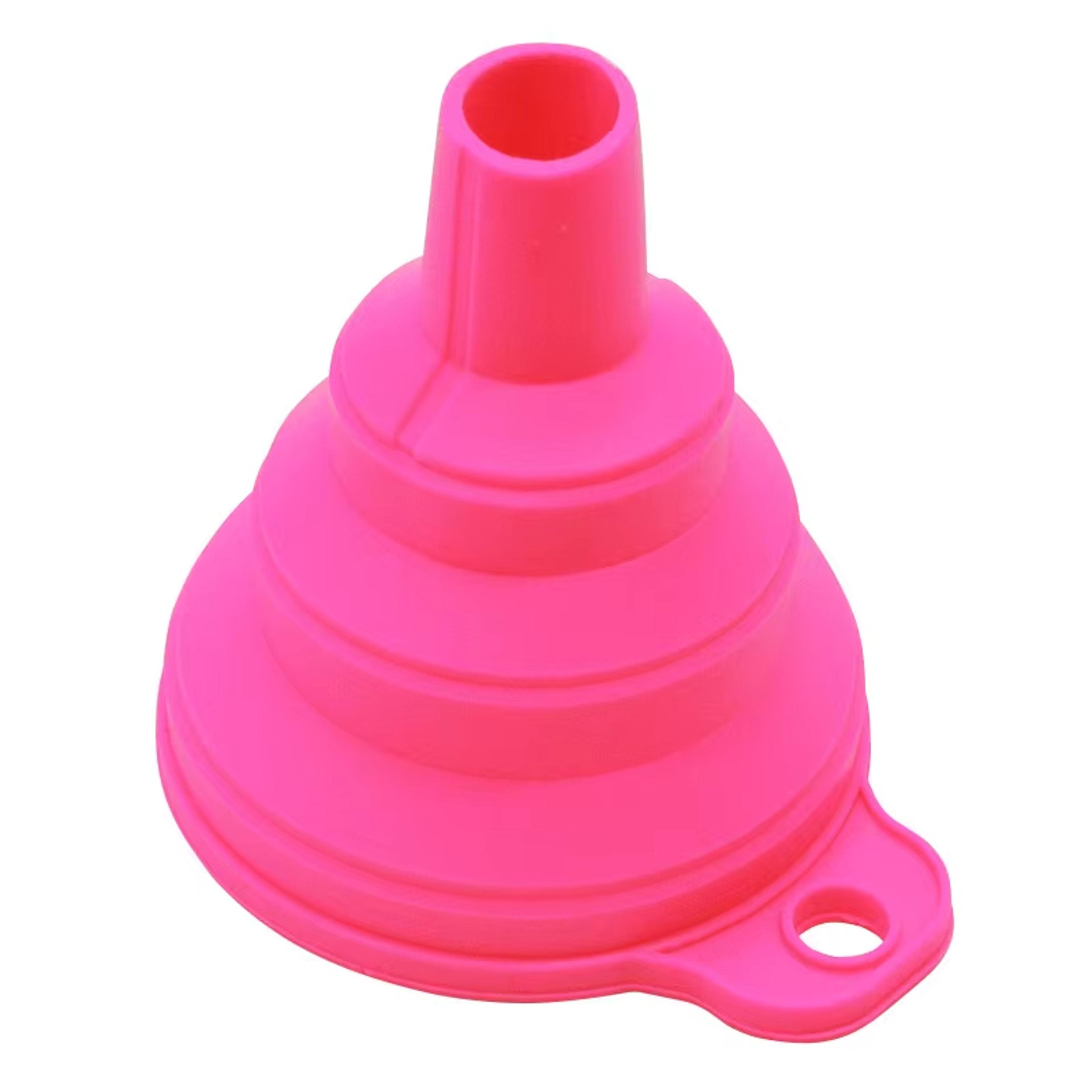 Portable Silicone Collapsible Mini Funnel For Fuel Oil Beer And Kitchen Use 11