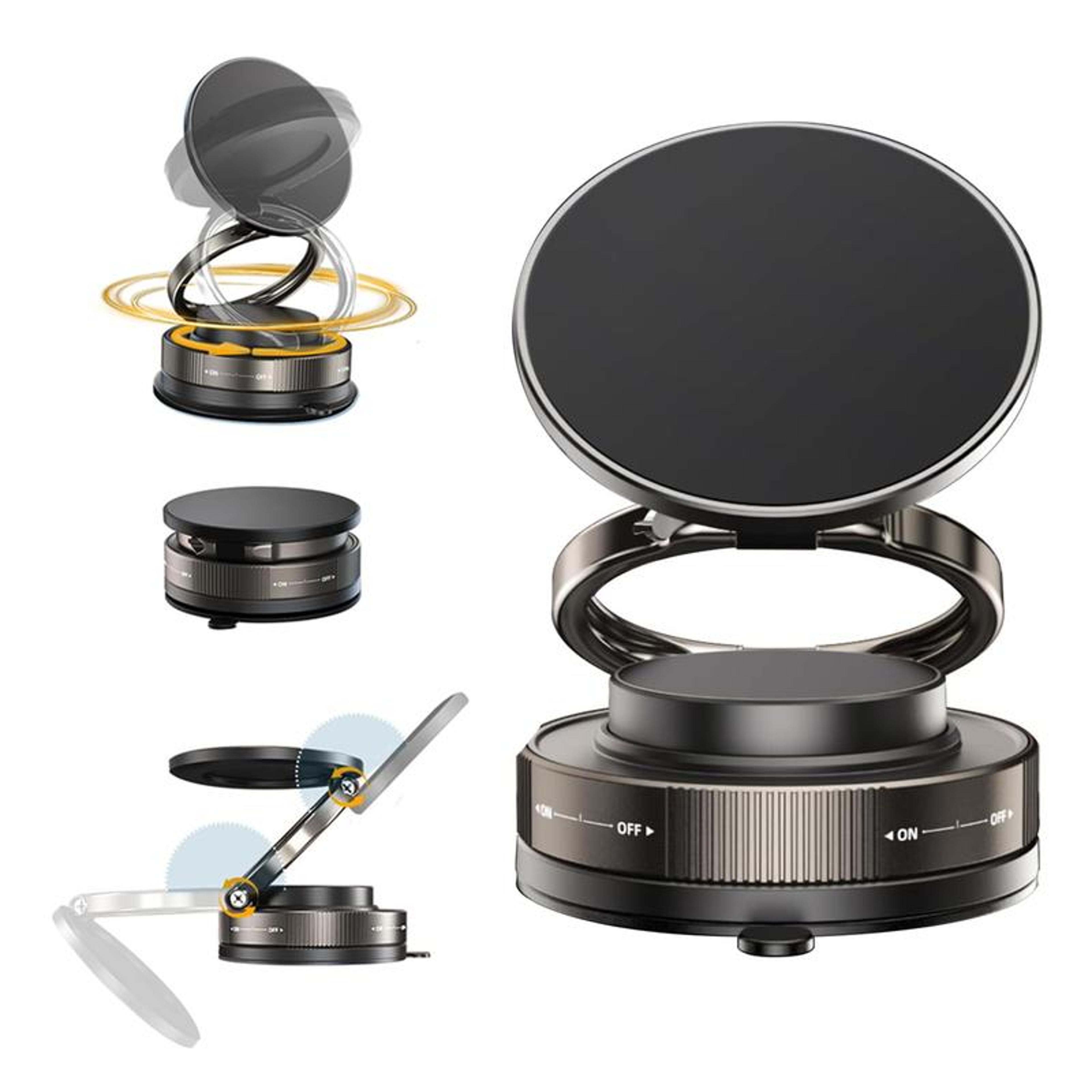 portable cell phone holder for cars makeup gym, suction cup phone mount for magsafe, adjustable vacuum magnetic phones