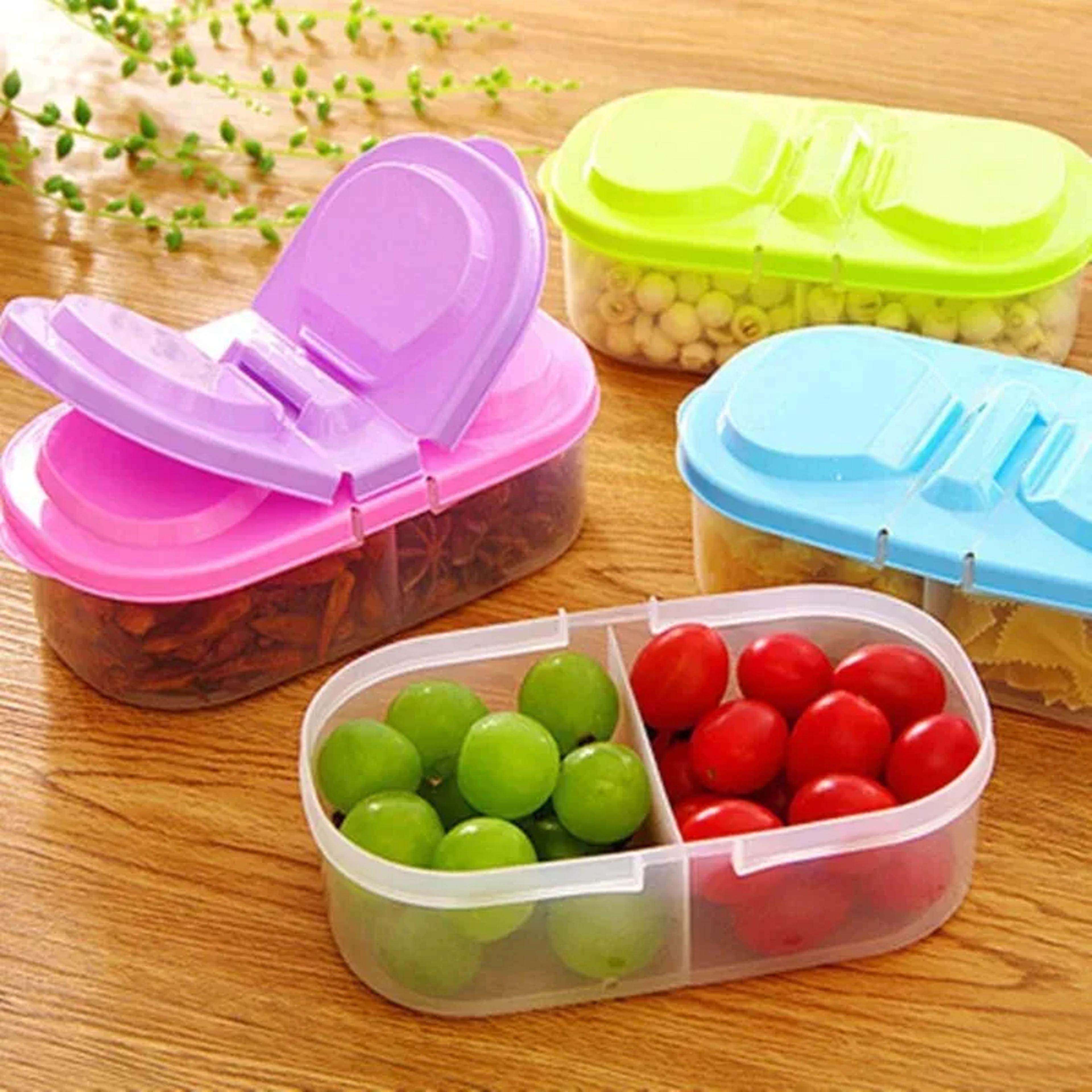 Portable Healthy Plastic Food Container Kids Lunch Box Camping Storage Box Picnic Food And Fruit Bo 1