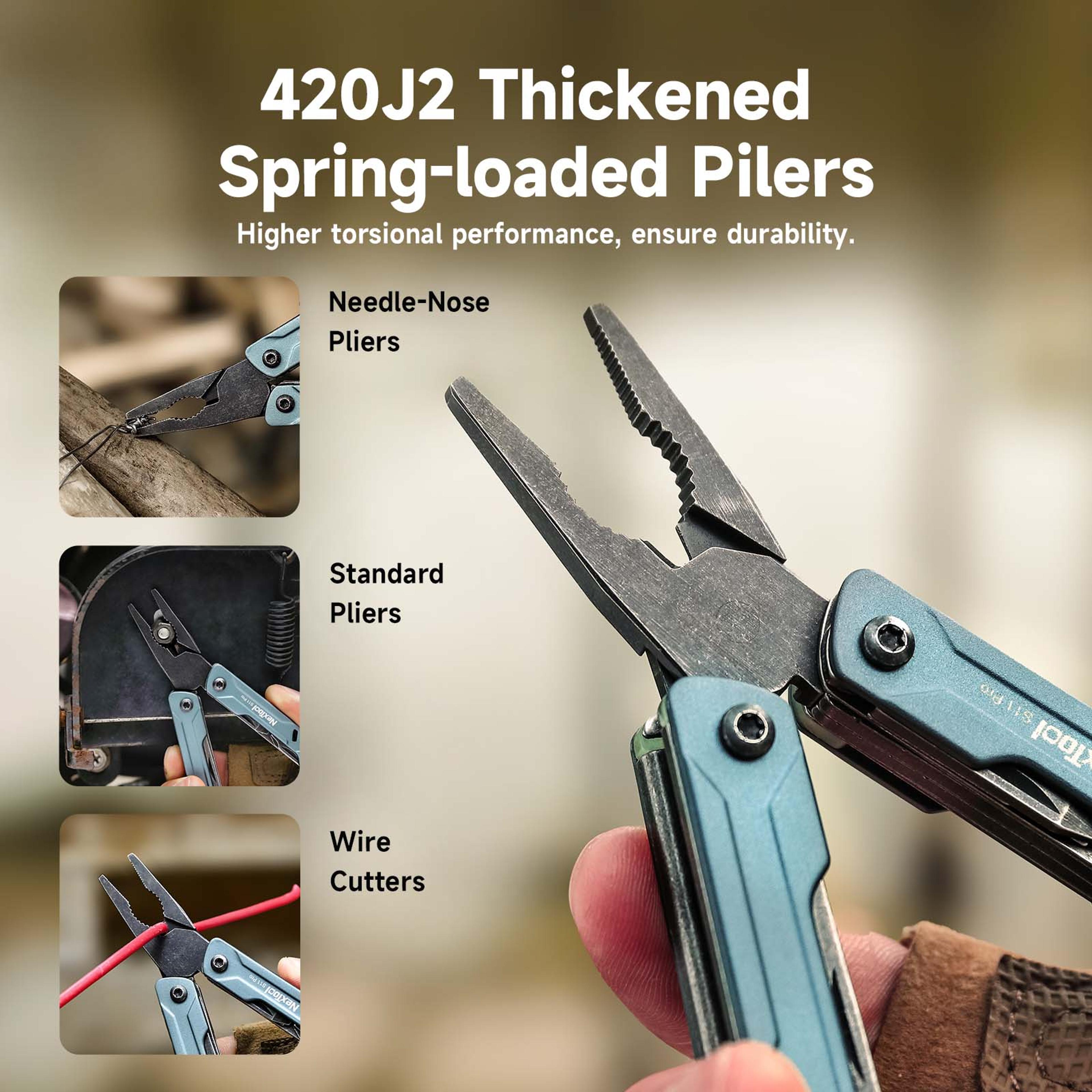 Portable Sailor Pliers Multi Tool With Folding Scissors EDC Knife And Screwdriver For Outdoor Equip 3
