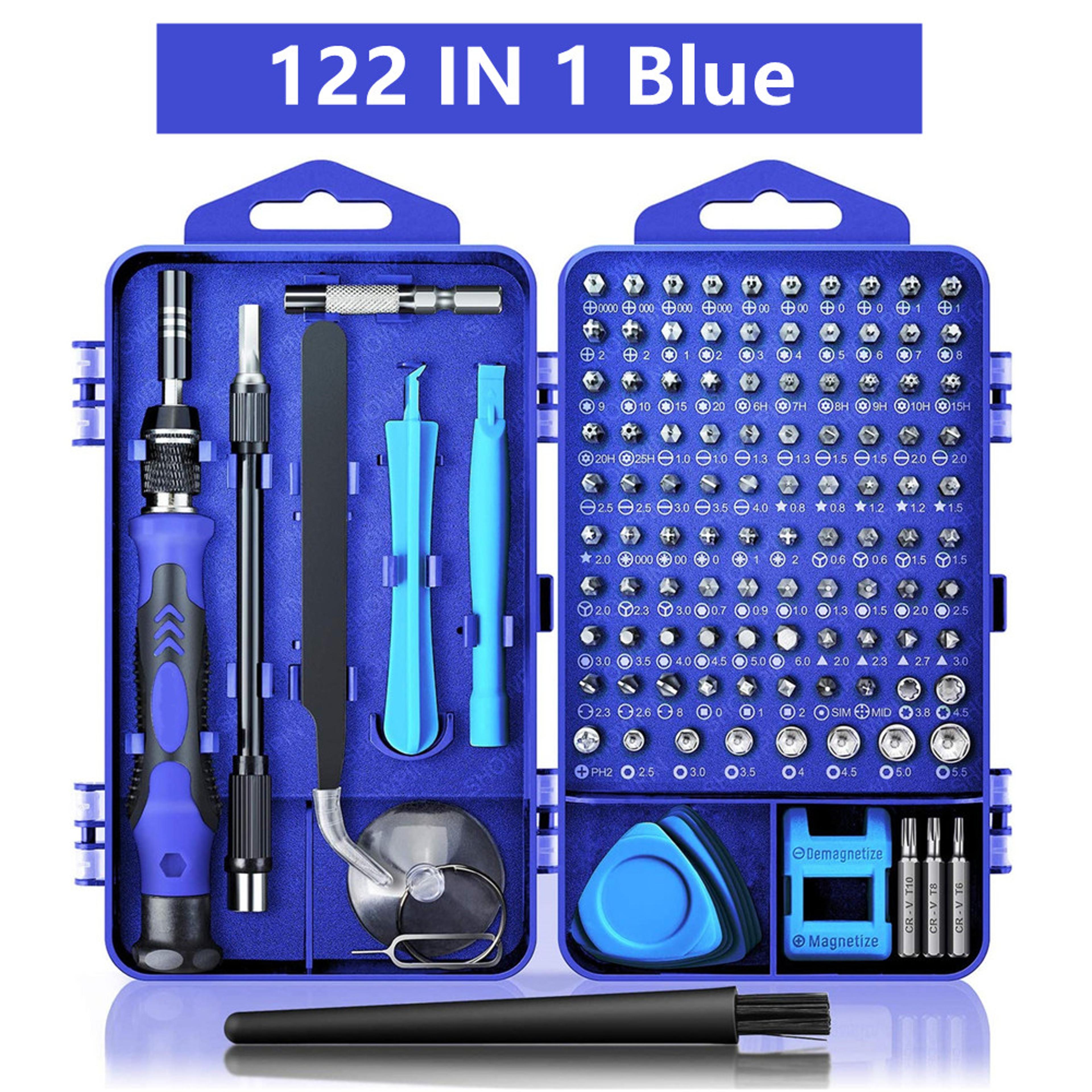 Magnetic Screwdriver Set With Torx Phillips  Hex Bits For IPhones Xiaomi Watches PCs 7