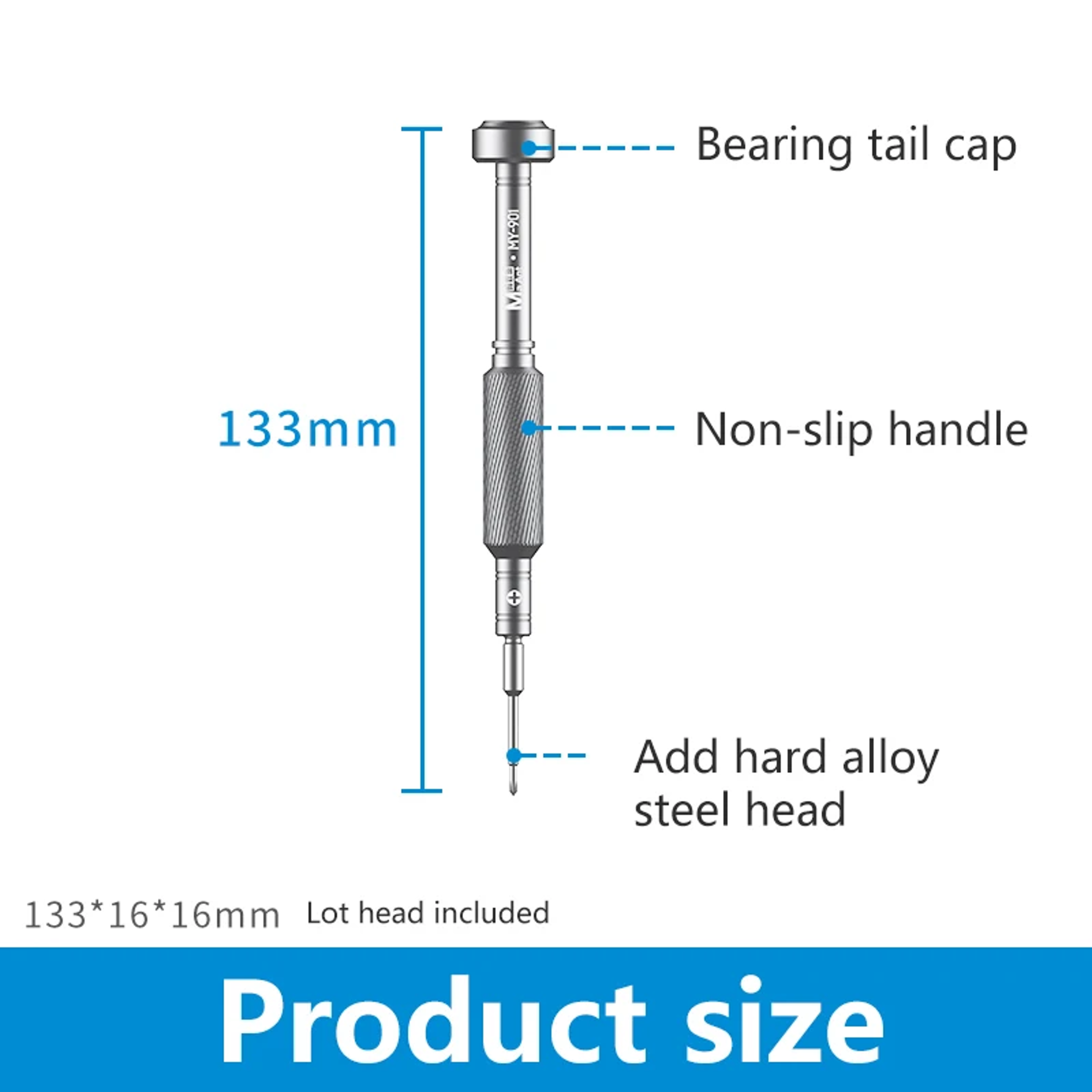 Tail Insert Cross Pentagon Screwdriver Set For Computer Repair 4
