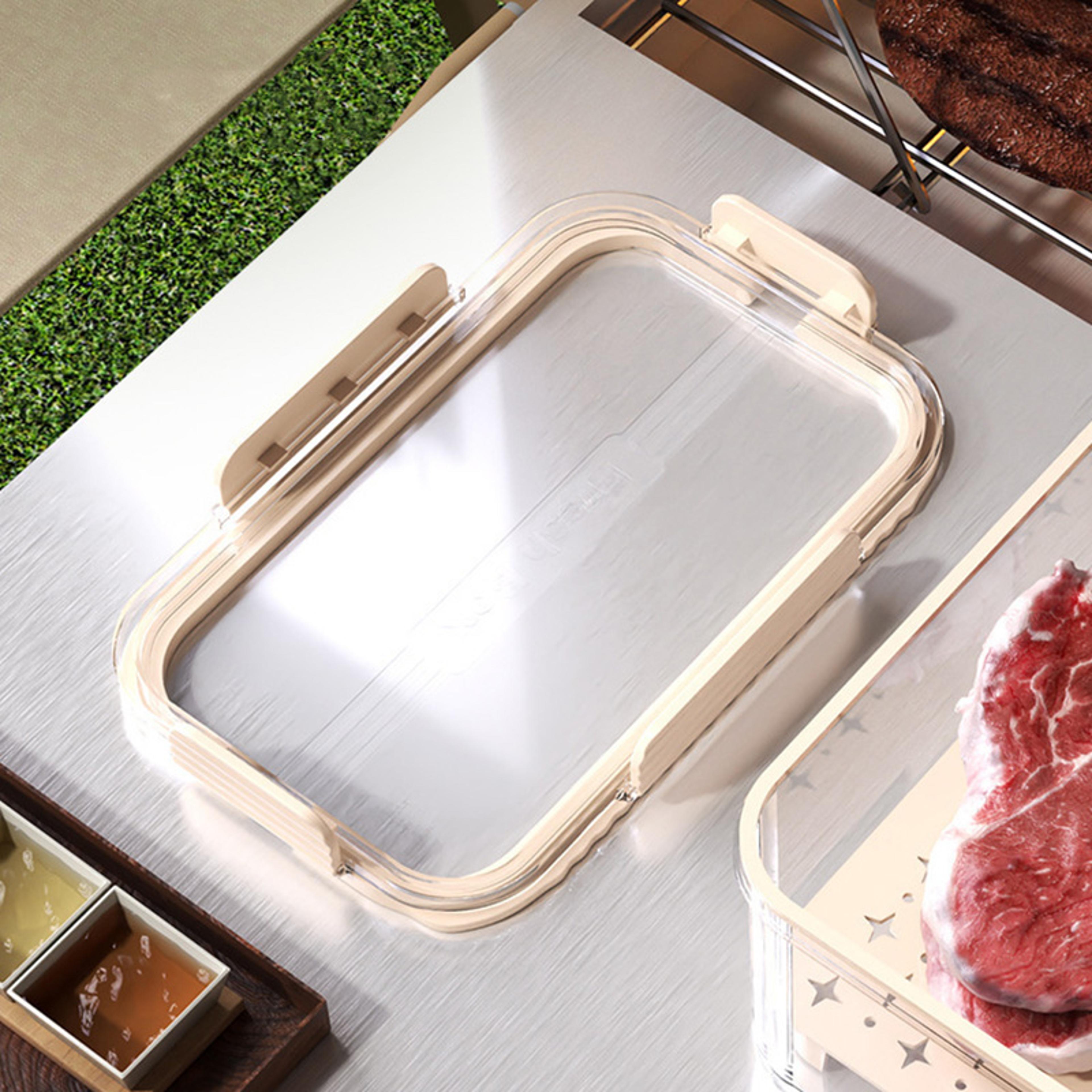 Sealed Storage Box For Fruit Portable Handheld Food Preservation Box Kitchen Organizer For Picnic C 3