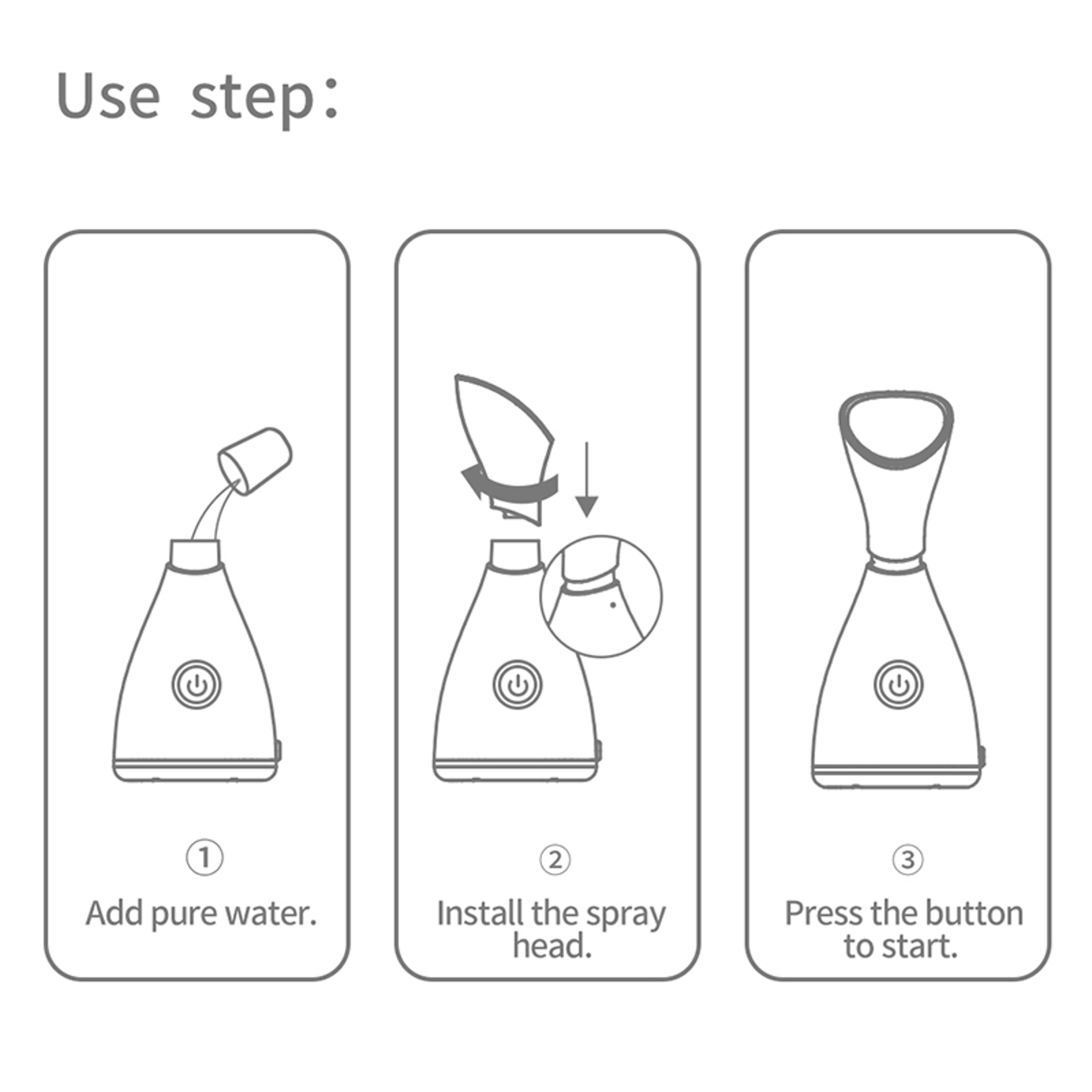 Mini Custom Facial Steamer Handheld Skin Care Nano Ionic Face Sprayer Professional Portable Machine 5