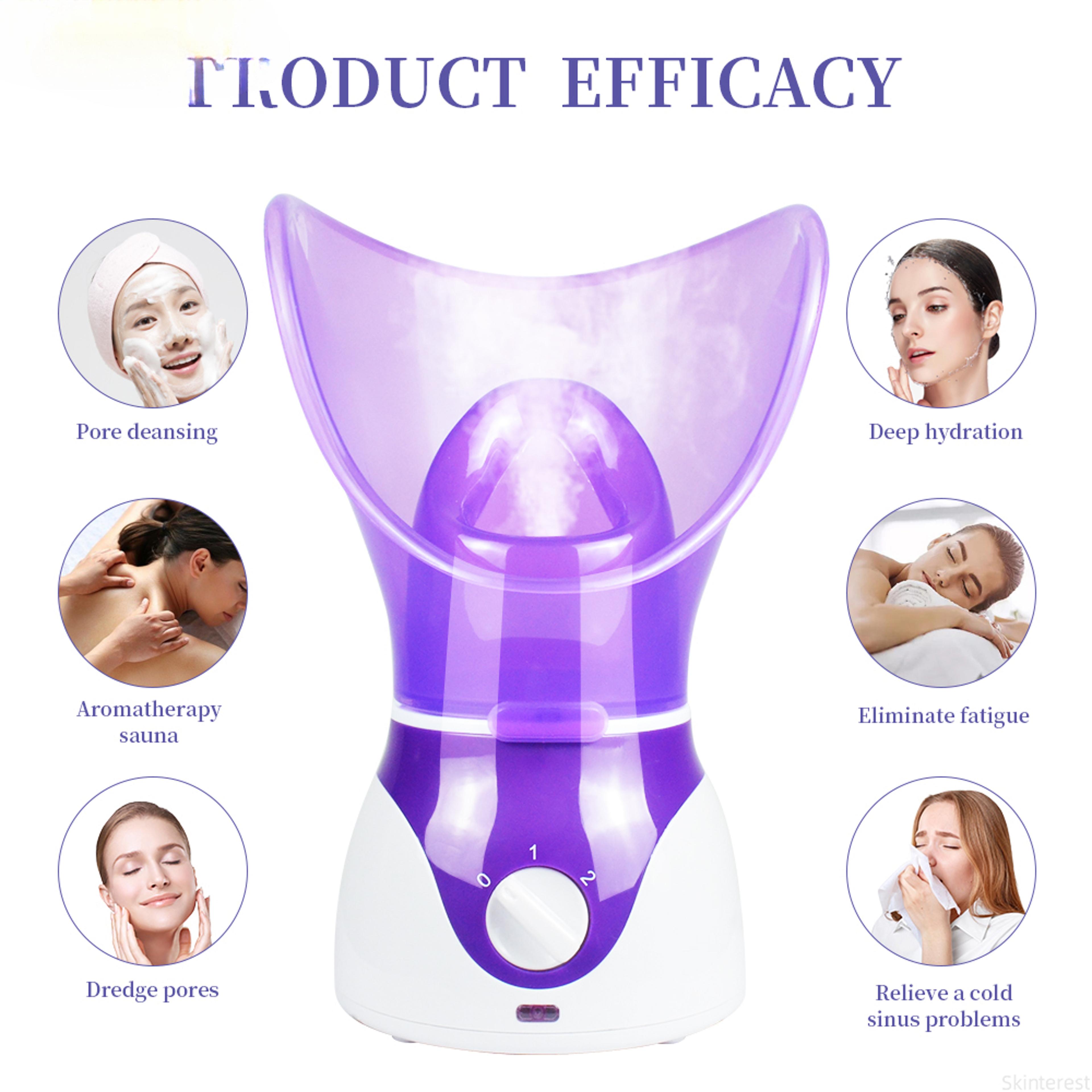 Aromatherapy Facial Steamer Water Replenisher Nano Mist Spray Spa Nose Steamer 5