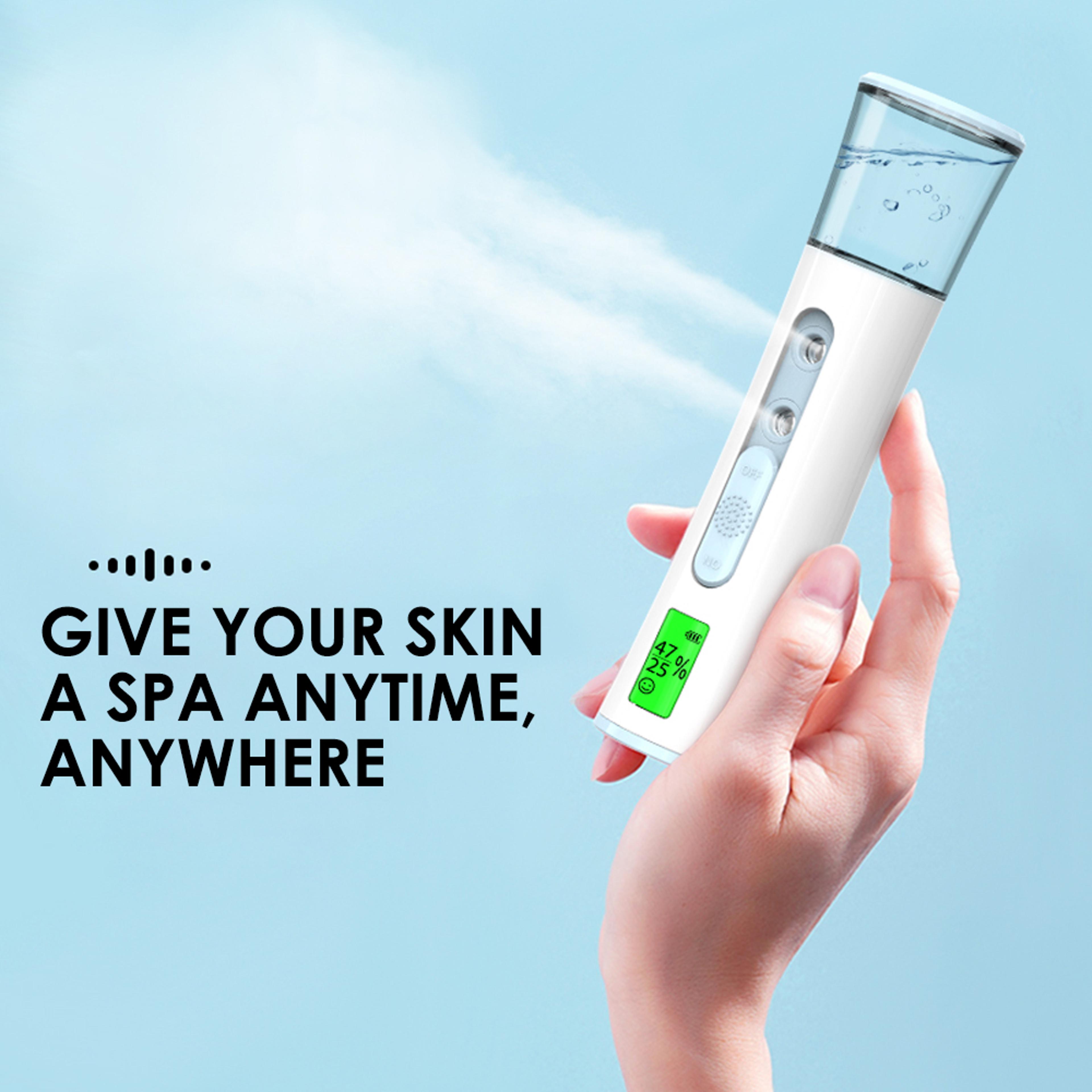 Cooler Facial Mister Ultrasonic Nano Mist Sprayer  Moisturizer Steamer 4