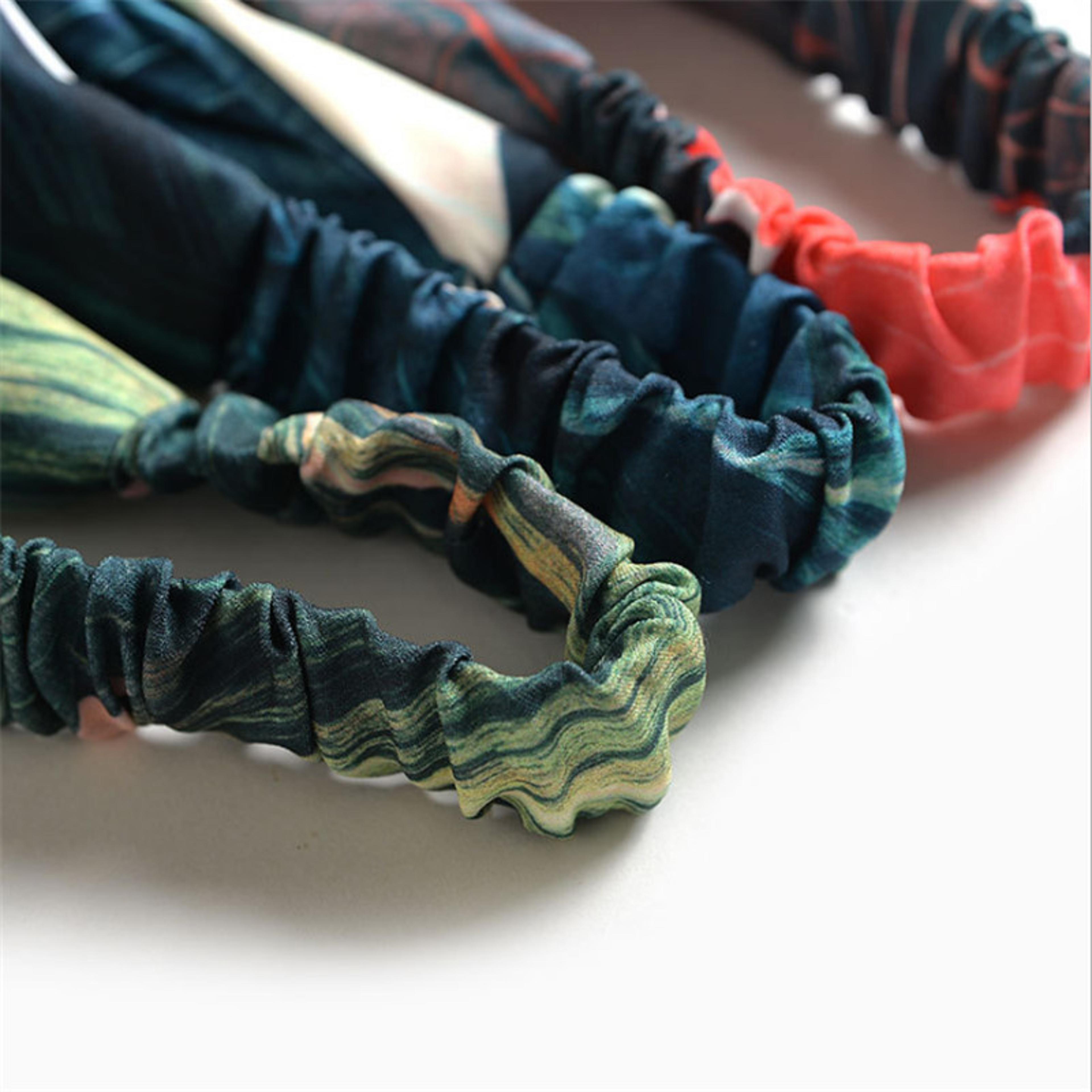 Bohemian Hair Bands For Women Girls Print Headbands Retro Cross Turban Bandanas Headwrap 5