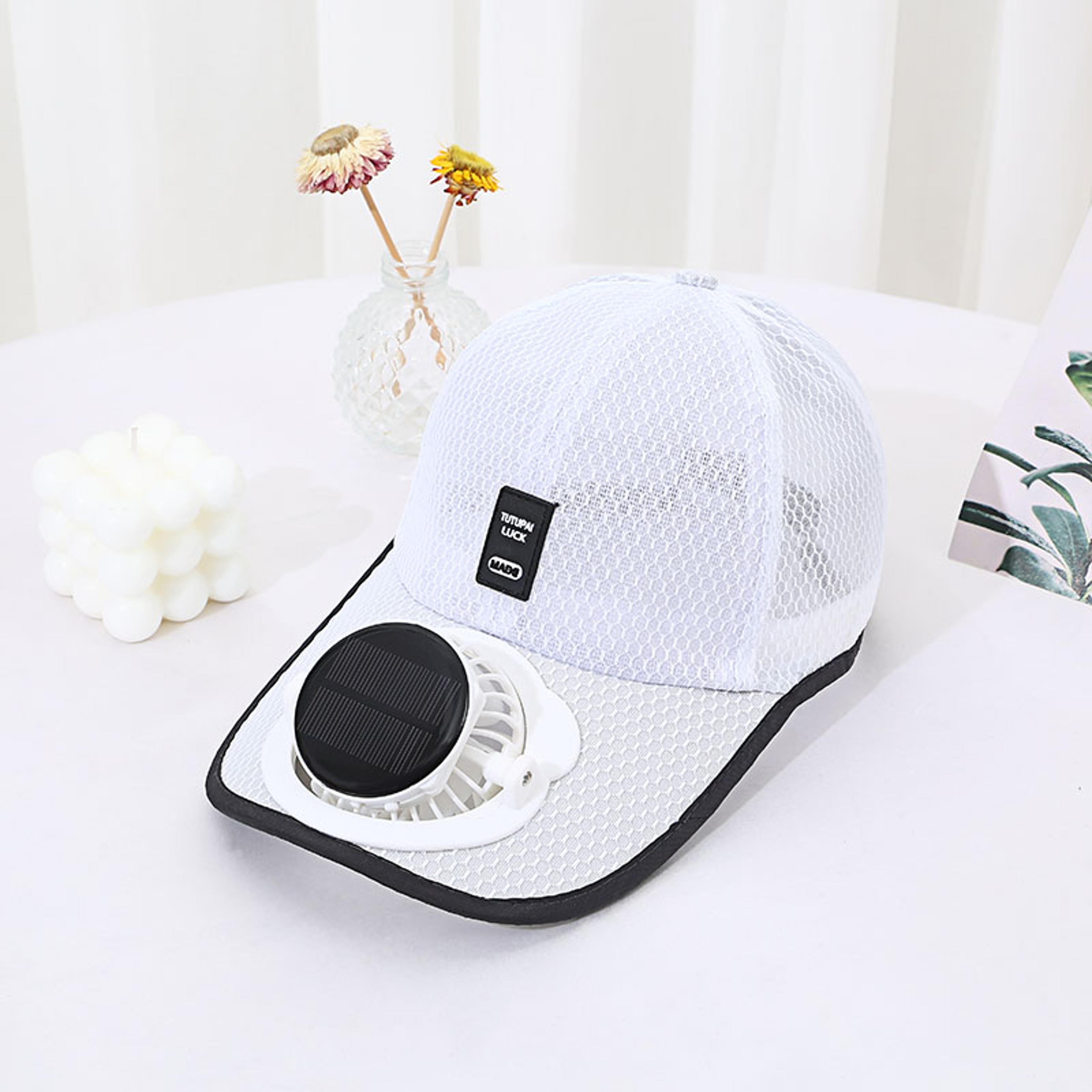 USB Rechargeable Outdoor Sun Protection Hat Breathable Baseball Cap With Solar Fan Summer Cooling S 7