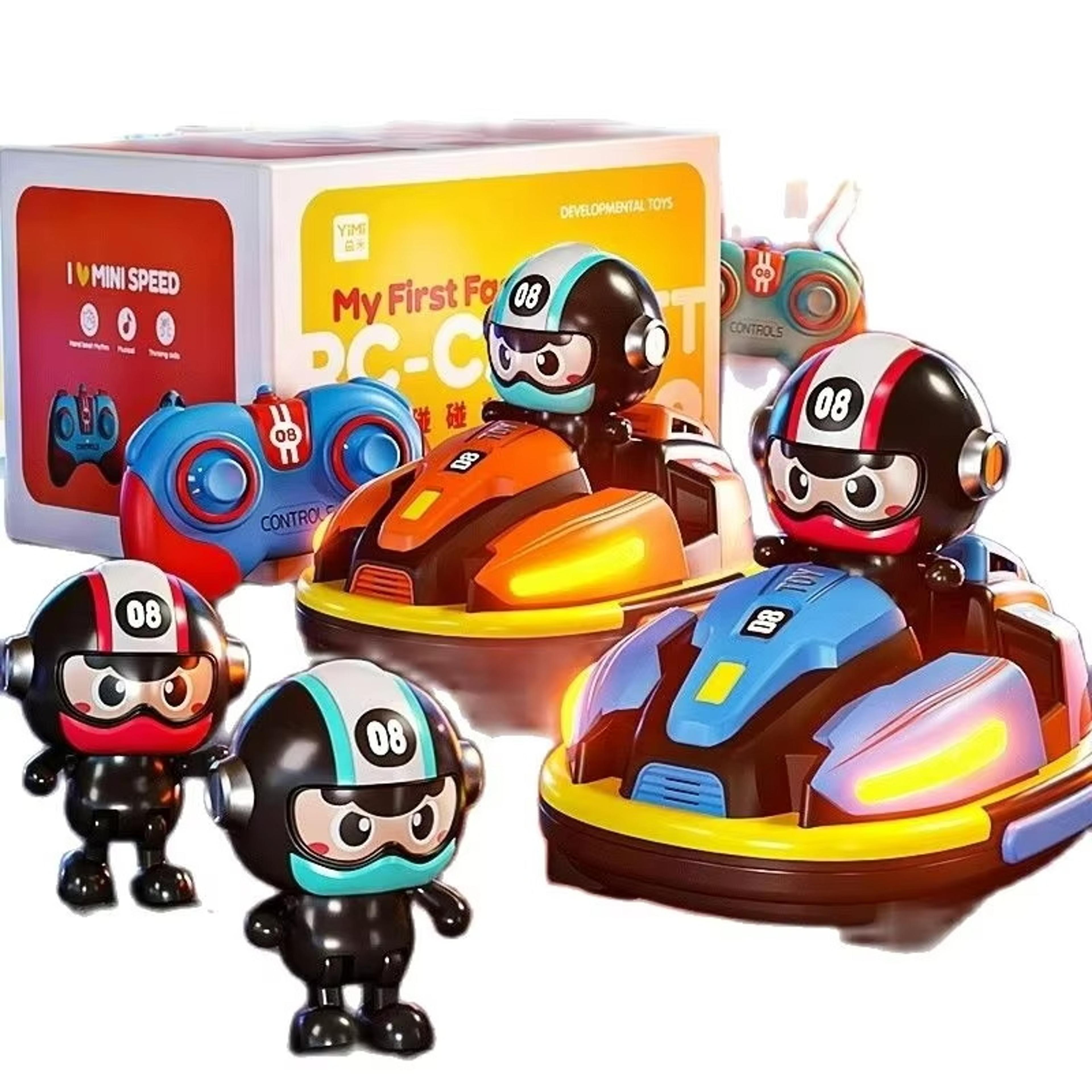 Robot Karting Toy With Music Light Car Toy For Toddler Boy Girl RC Battle Game For Kids Family Fun 5