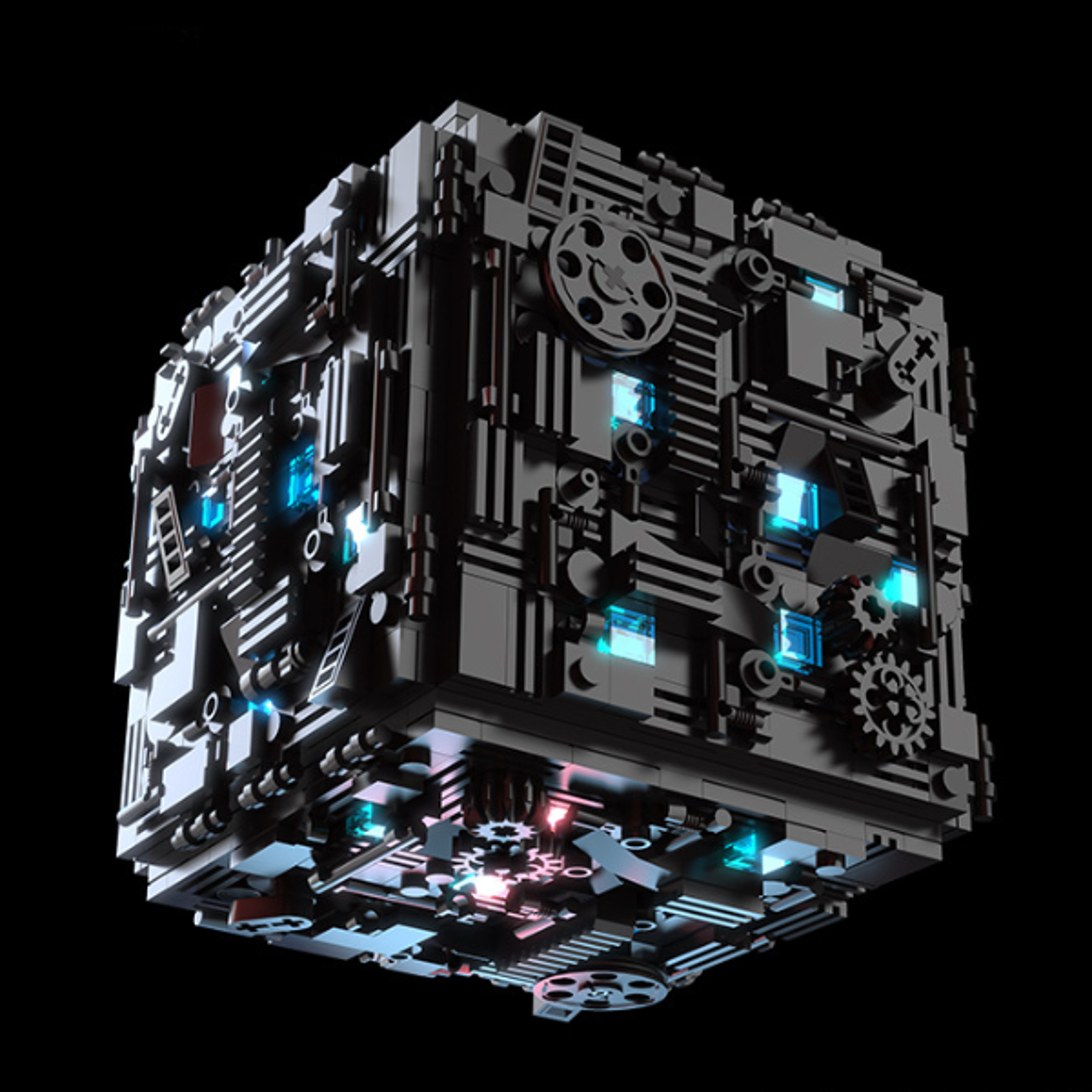 Building Block Assembly Toy Building Blocks Secret Base Adult High Difficulty Boy Puzzle Universal