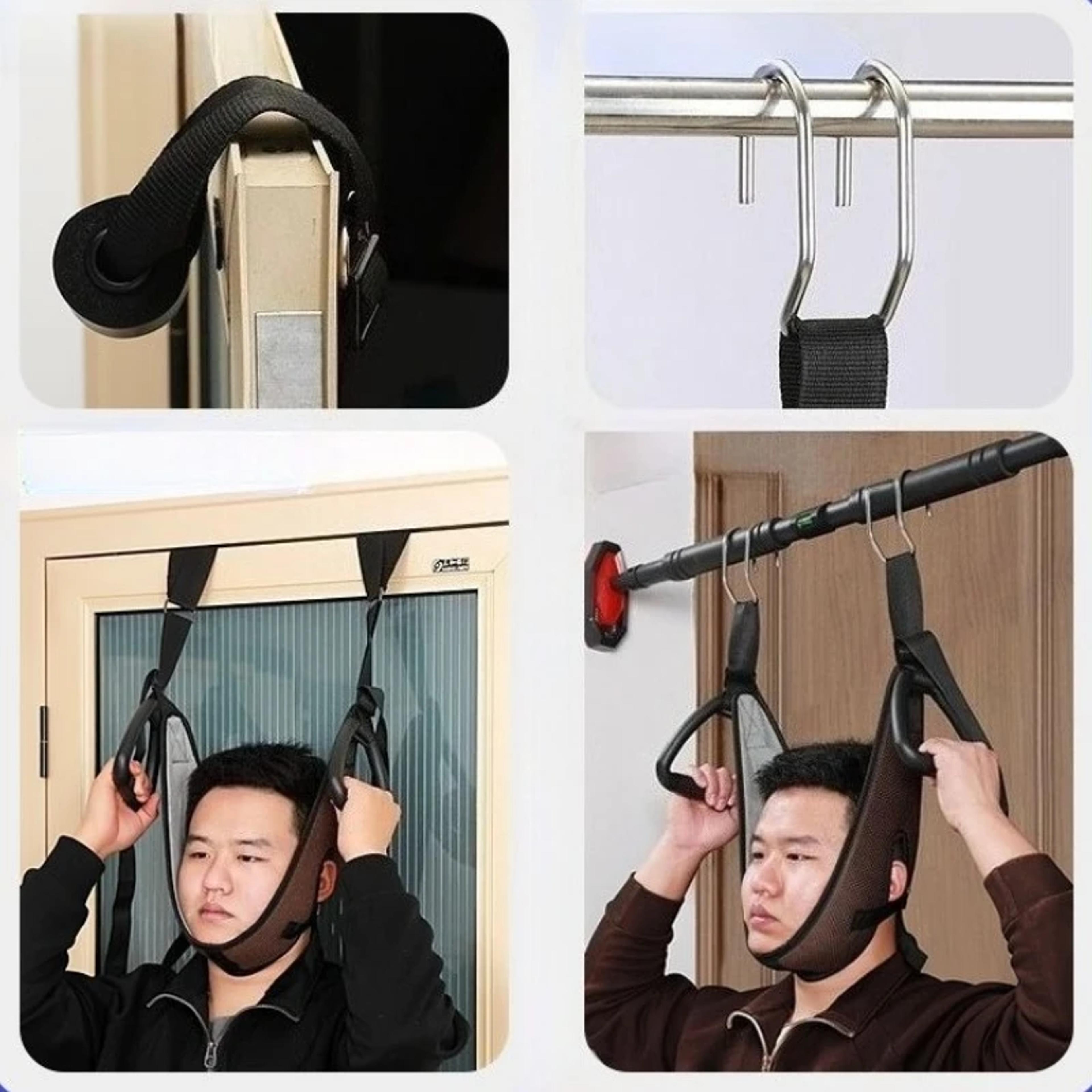 Cervical Traction Belt Neck Stretching Device Horizontal Bar Suspension Household Neck Traction 3