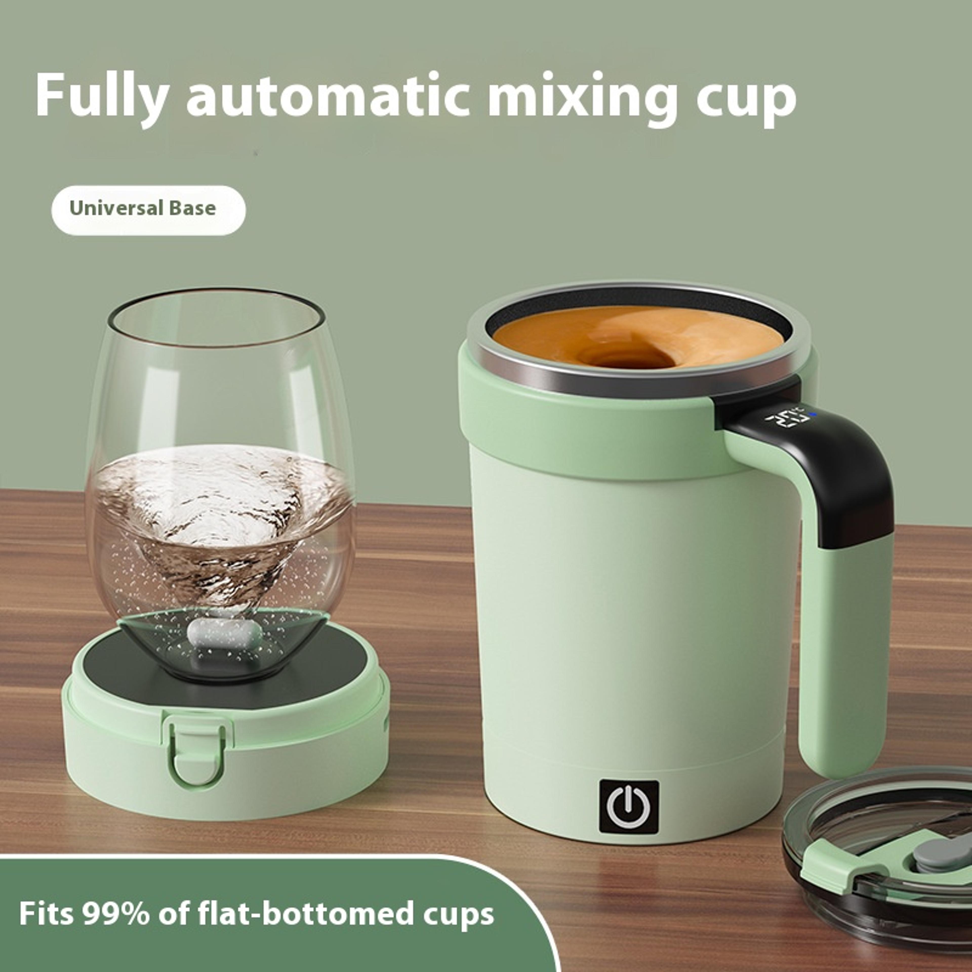 New Smart Temperaturemeasuring Magnetic Automatic Stirring Cup Electric Portable Coffee Cup Milksha 0