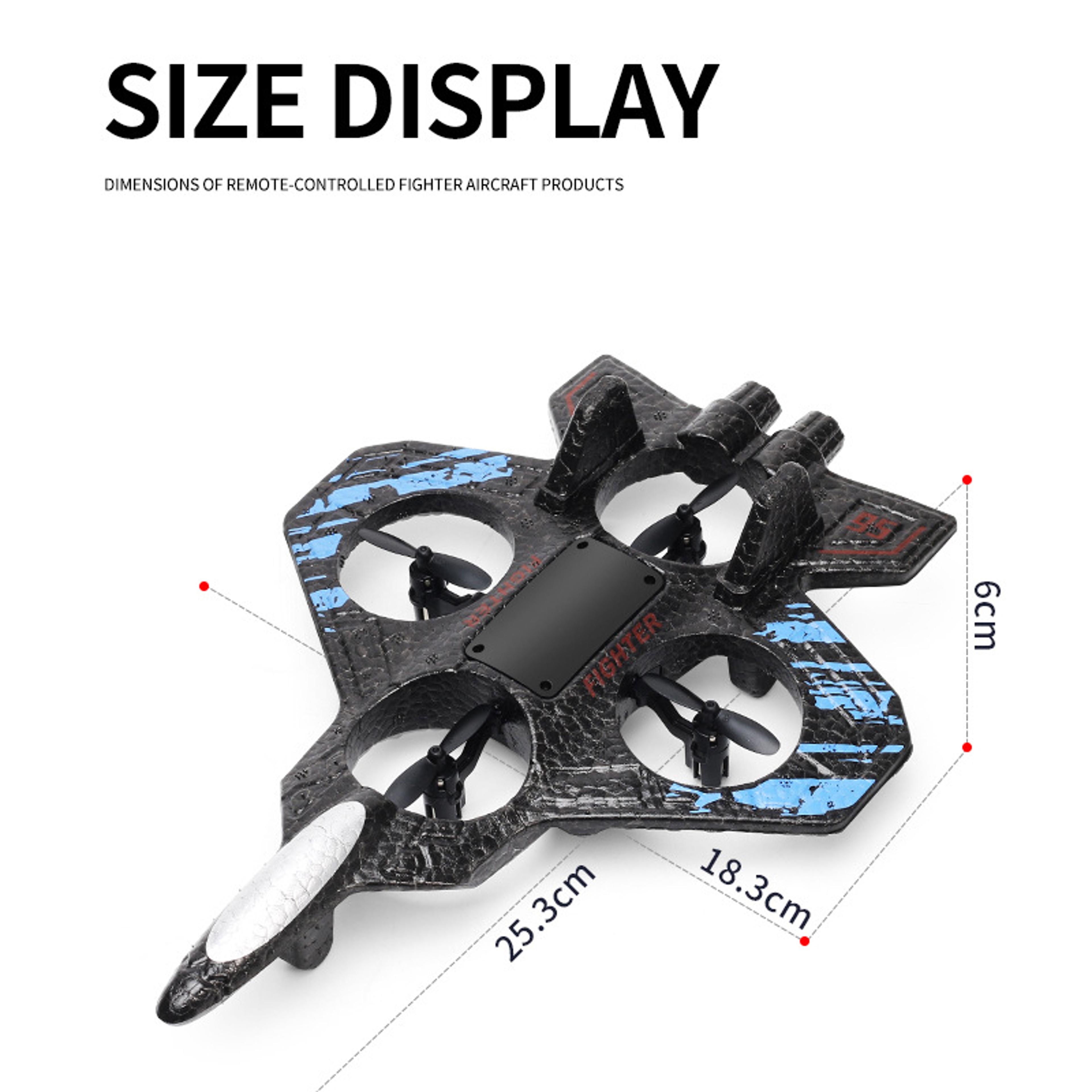 Stunt Foam Fighter Airplane Toy Drone Kids Flying Helicopter RC Hobby Jet Plane With Light 3