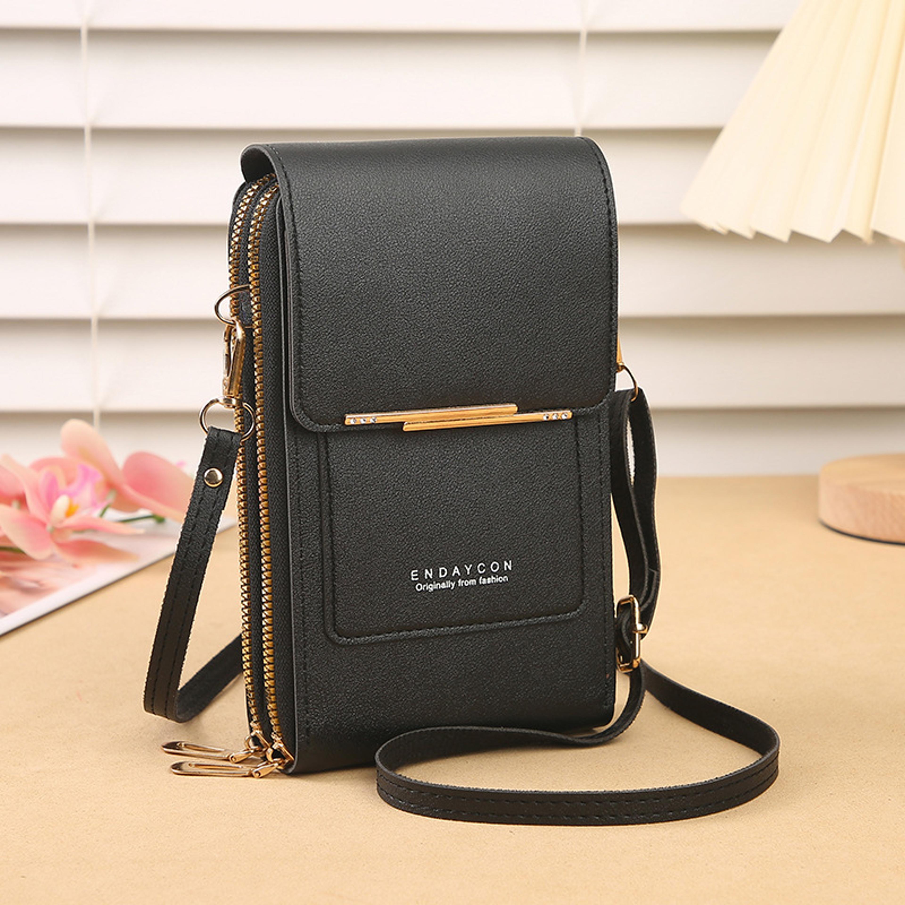 Lock Cell Phone Bag Crazy Bag Fashion Touch Screen Crossbody Shoulder Bag For Women Mobile Phone Ca 6