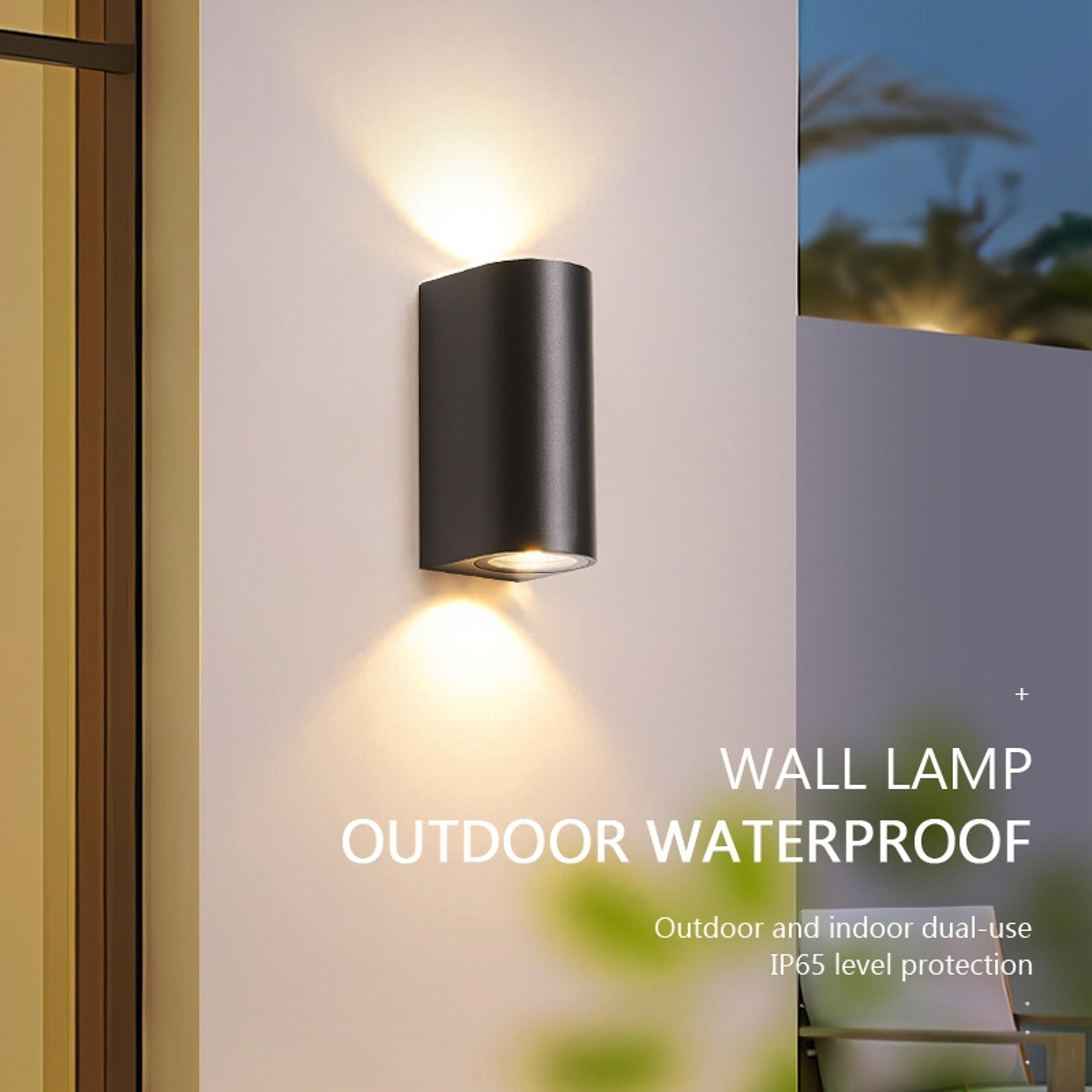 Indoor Bedroom Bedside Wall Light Outdoor Garden Lamp Upper Lower Lighting 0