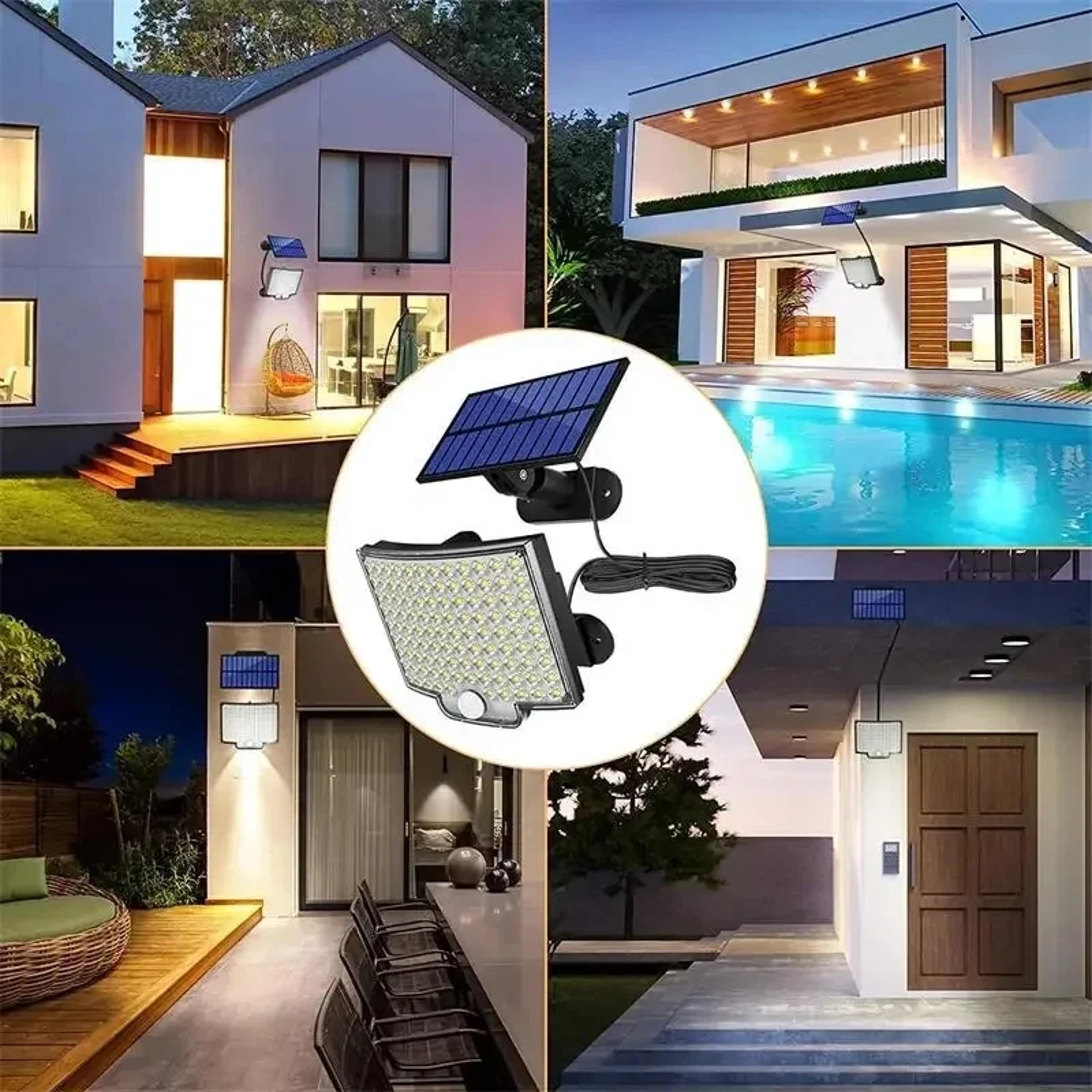Human Body Sensing Street Lights Waterproof Split Type Wall Lights Garage Courtyard Lighting Super  5