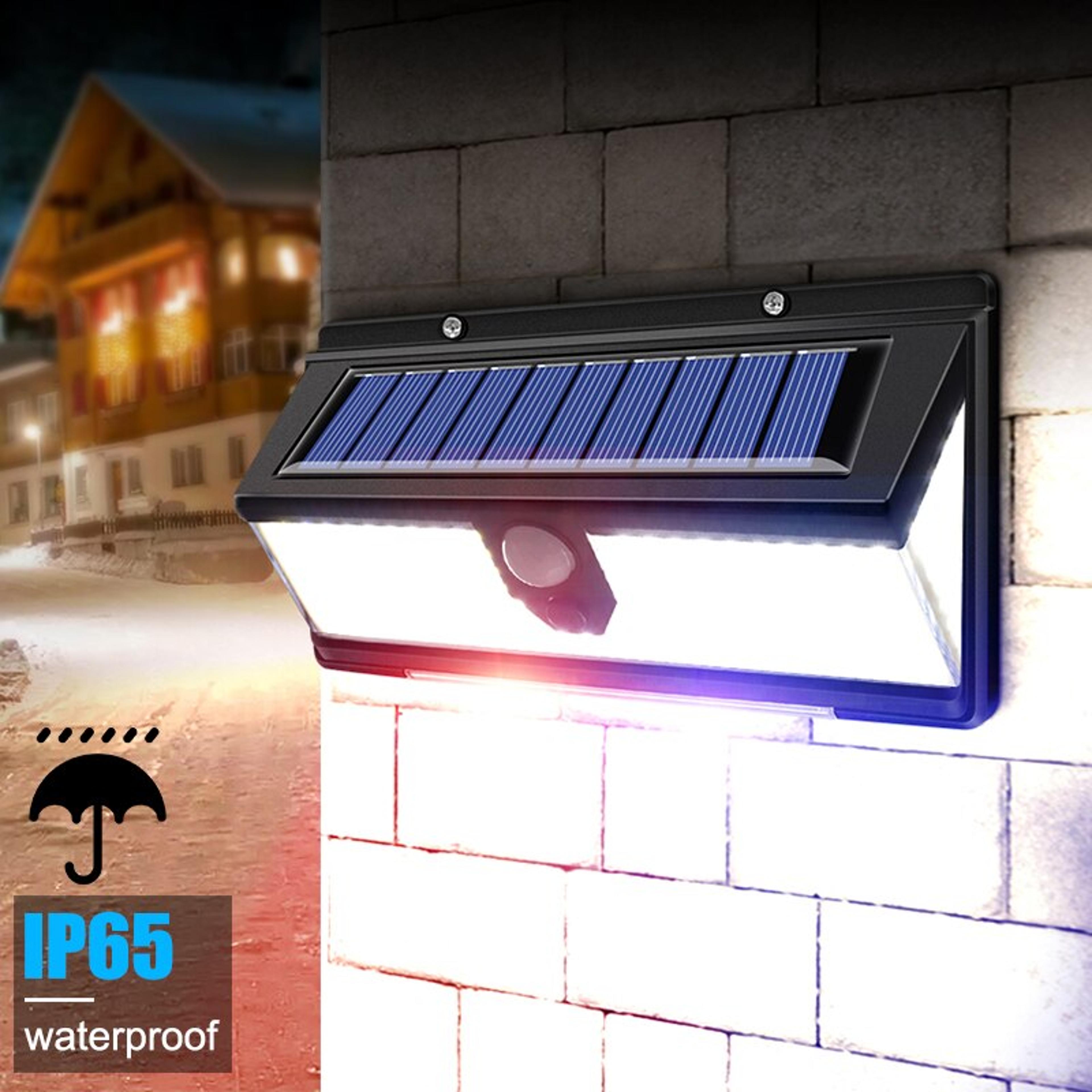 Waterproof Solar Motion Sensor Garden Decoration Wall Lamp For Yard And Door 4