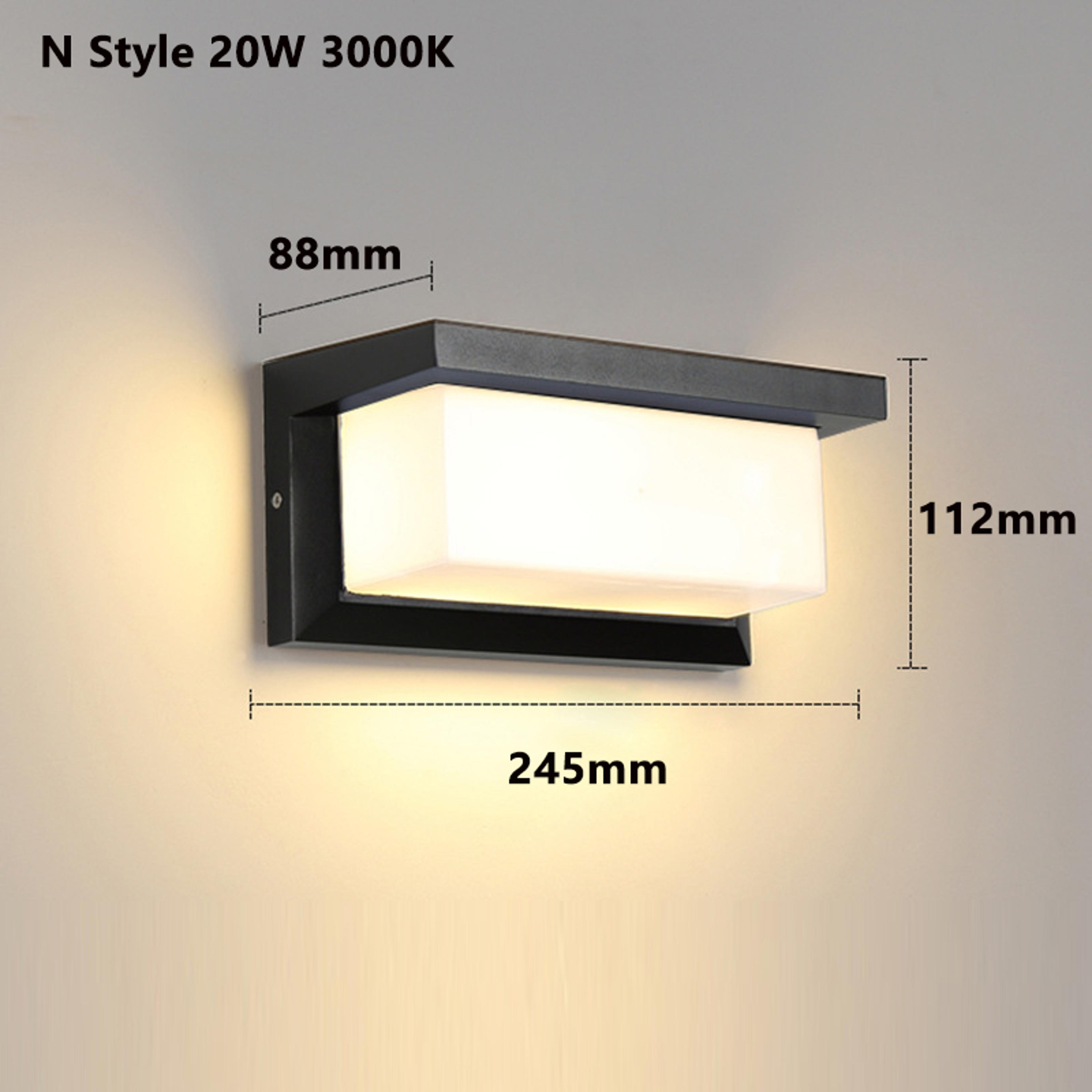 Motion Sensor Led Outdoor Lighting Waterproof Outdoor Wall Lamp Porch Lights For Garden And Balcony 2