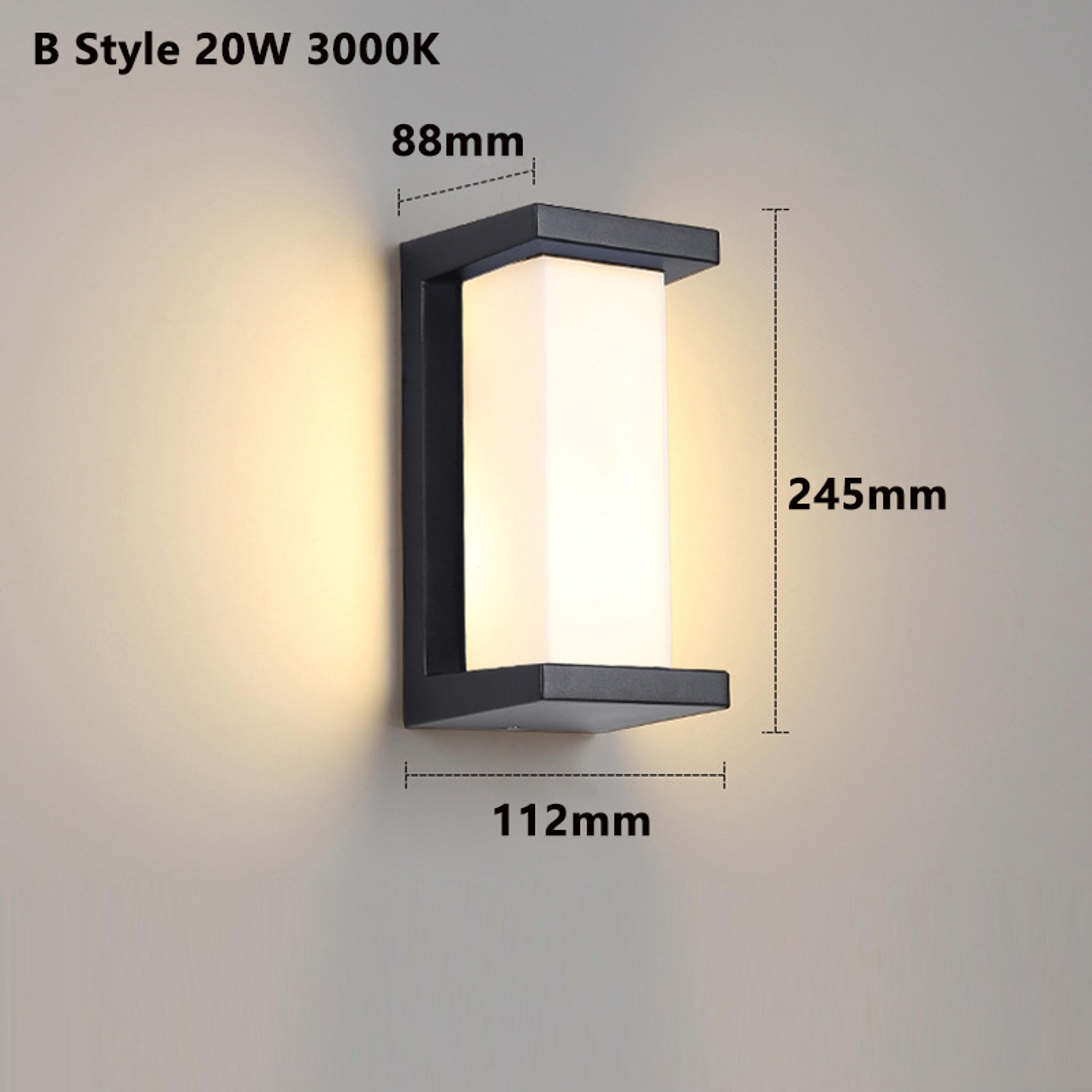 Motion Sensor Led Outdoor Lighting Waterproof Outdoor Wall Lamp Porch Lights For Garden And Balcony 3