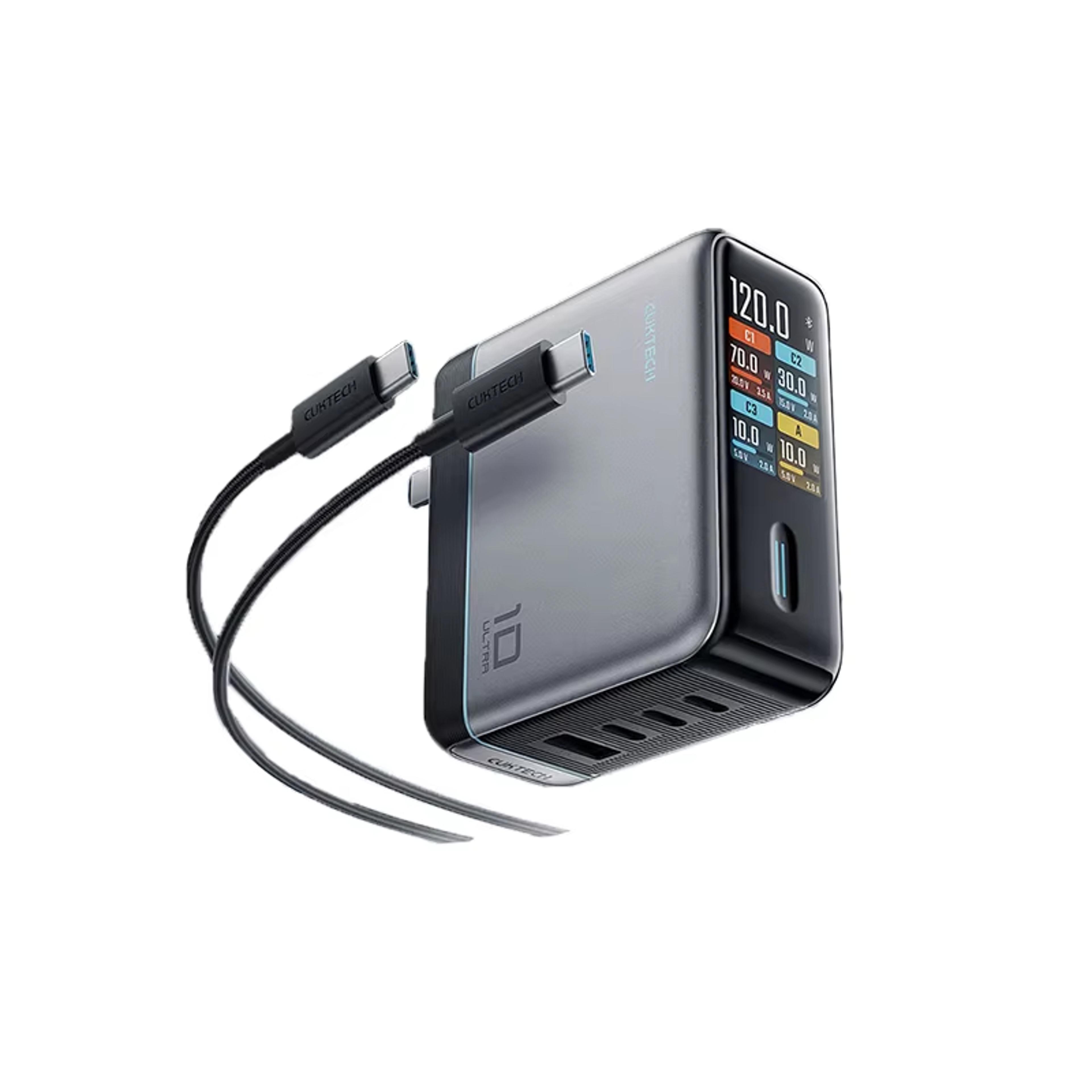 Ultra MAX GaN Charger TFT Smart Screen Power Adaptor Fast Charging For Xiaomi Home 6
