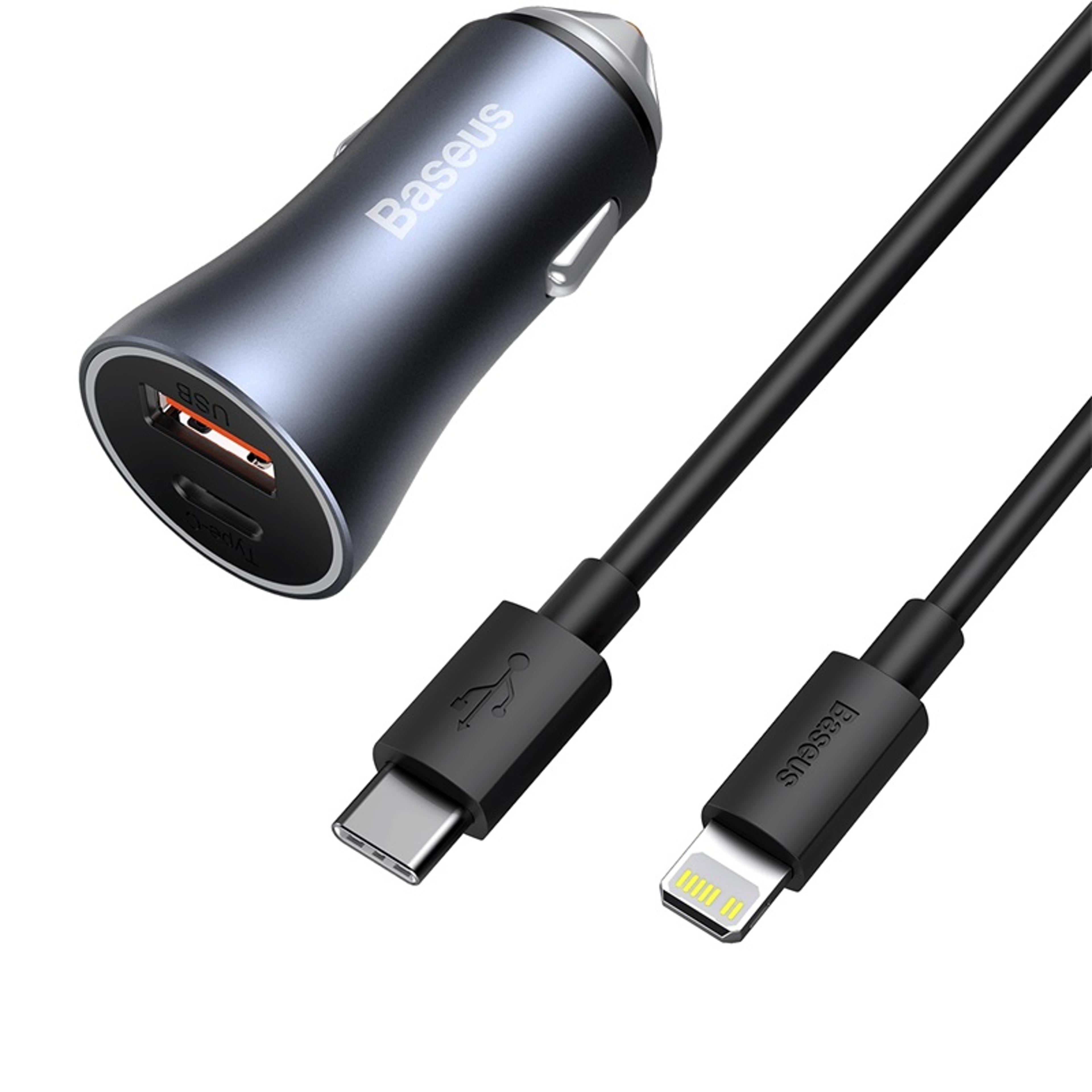 Fast Car Phone Charger USB TypeC For IPhone Samsung HUAWEI Xiaomi 6